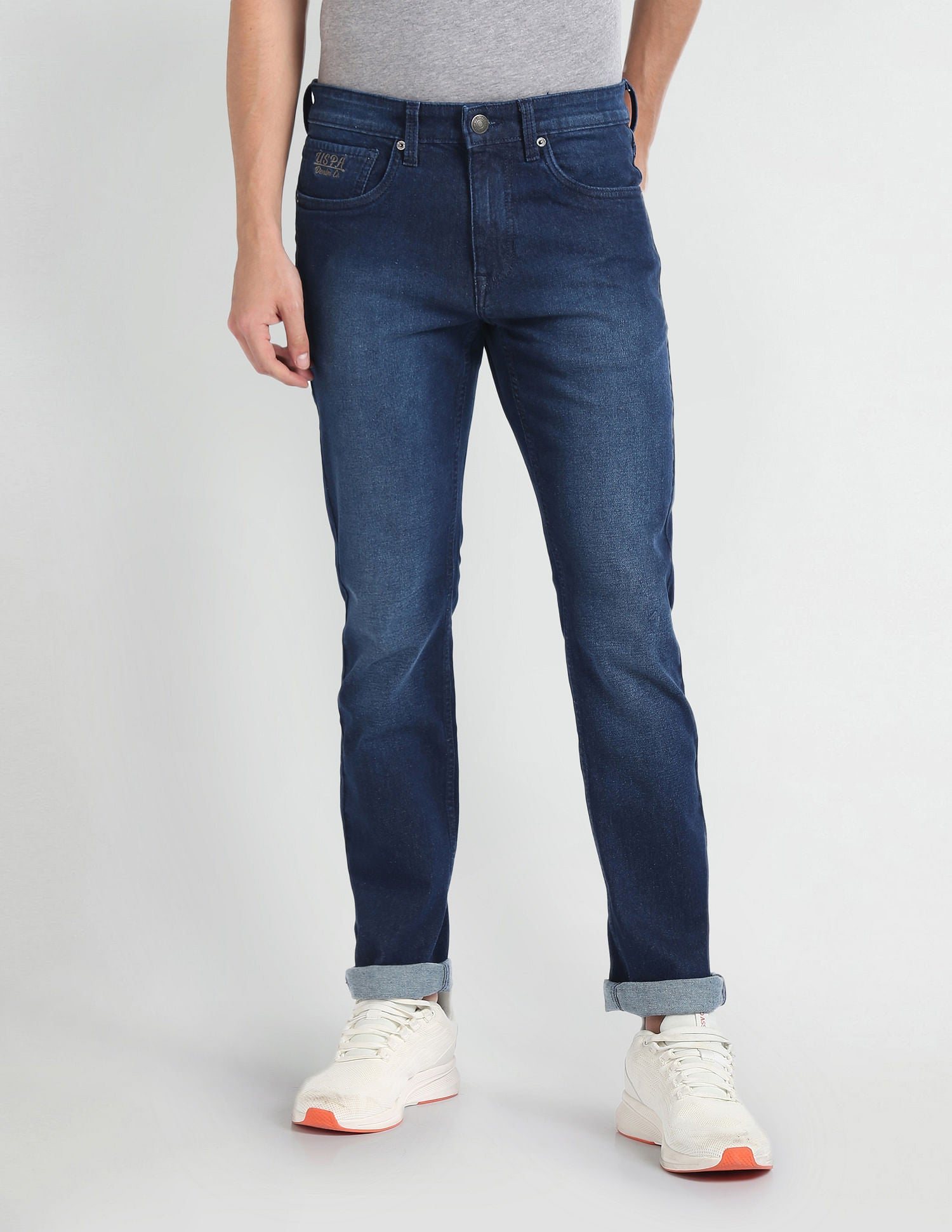 Regallo Skinny Fit Blue Jeans – U.S. Polo Assn. India