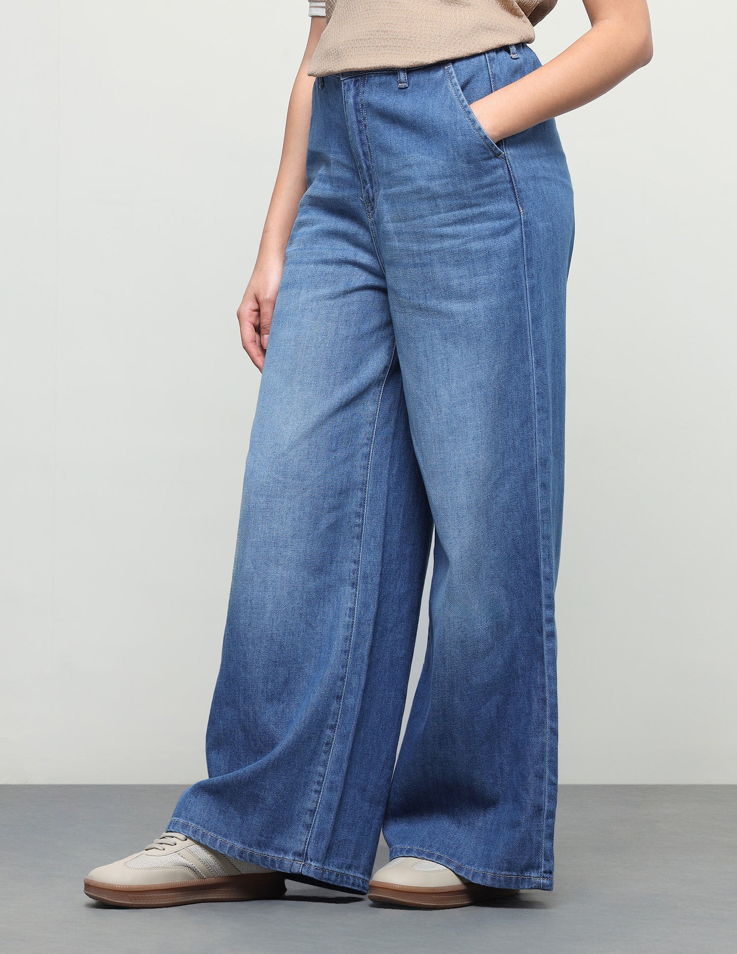 Baggy Fit Blue Jeans Blue - U.S. Polo Assn. India | Large