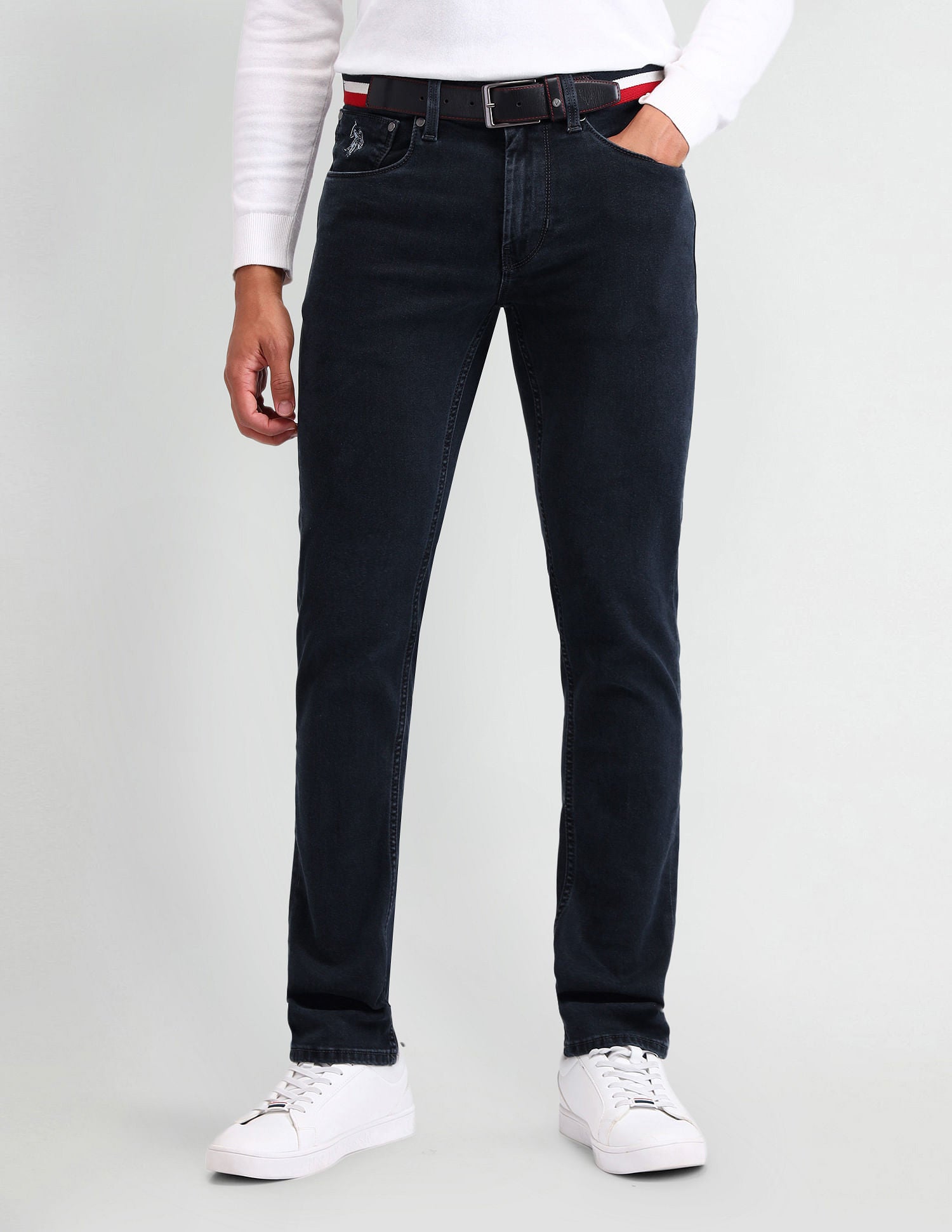 Regallo Skinny Fit Blue Jeans