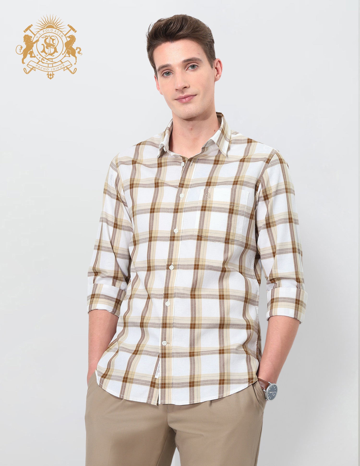 White Harbour Tartan Checked Shirt