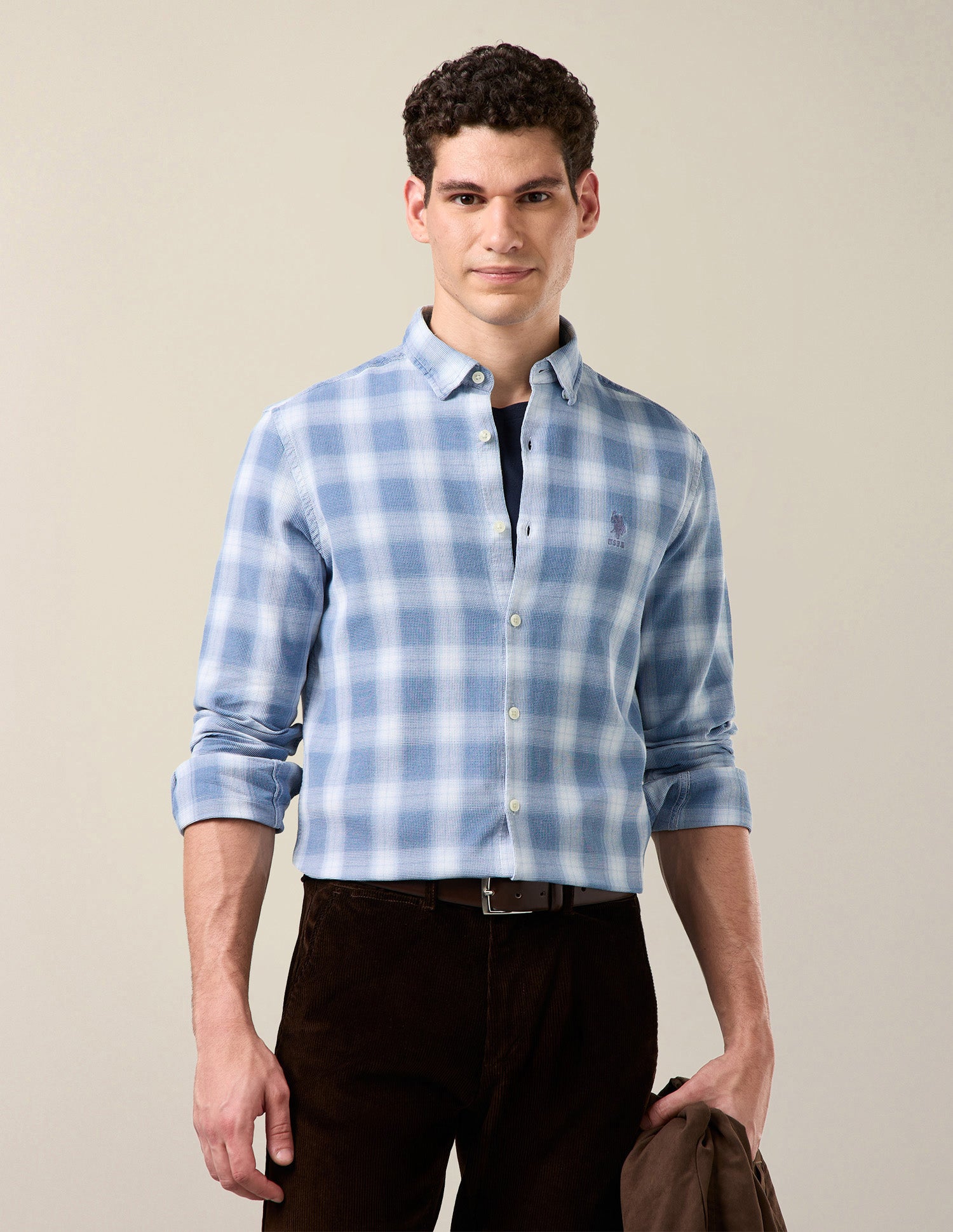 Plaid Checked Regular Fit Shirt