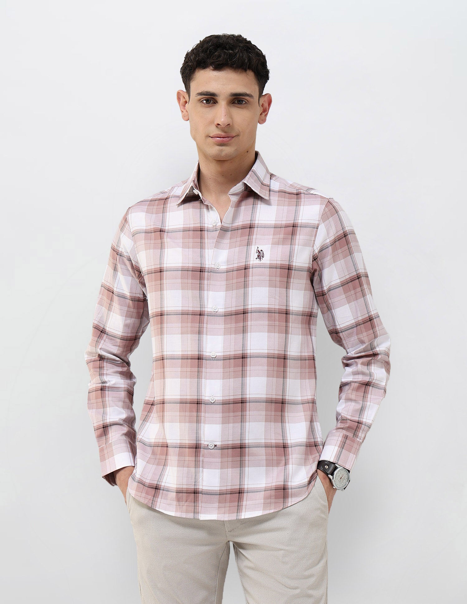 Tartan Checked Tailored Fit Shirt