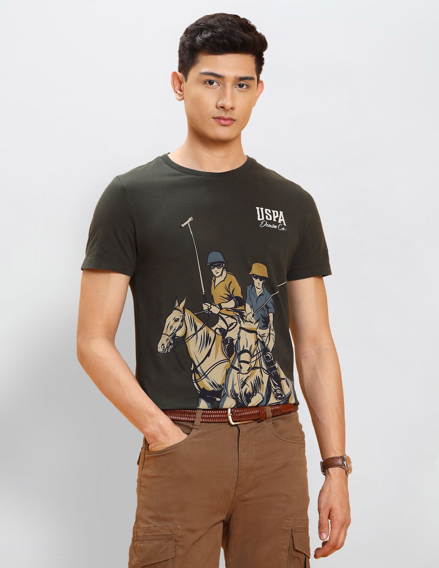 Graphic Printed Regular Fit T Shirt