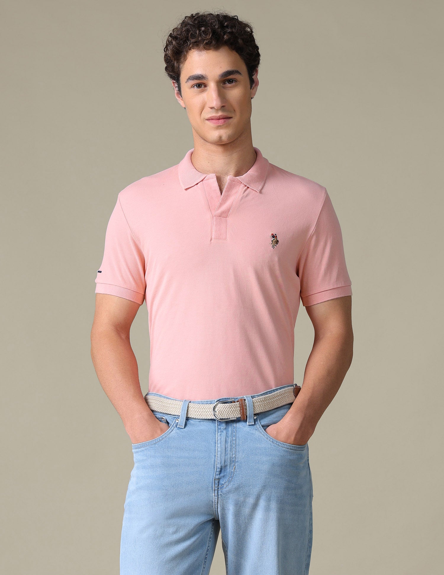 Solid Regular Fit Polo Shirt