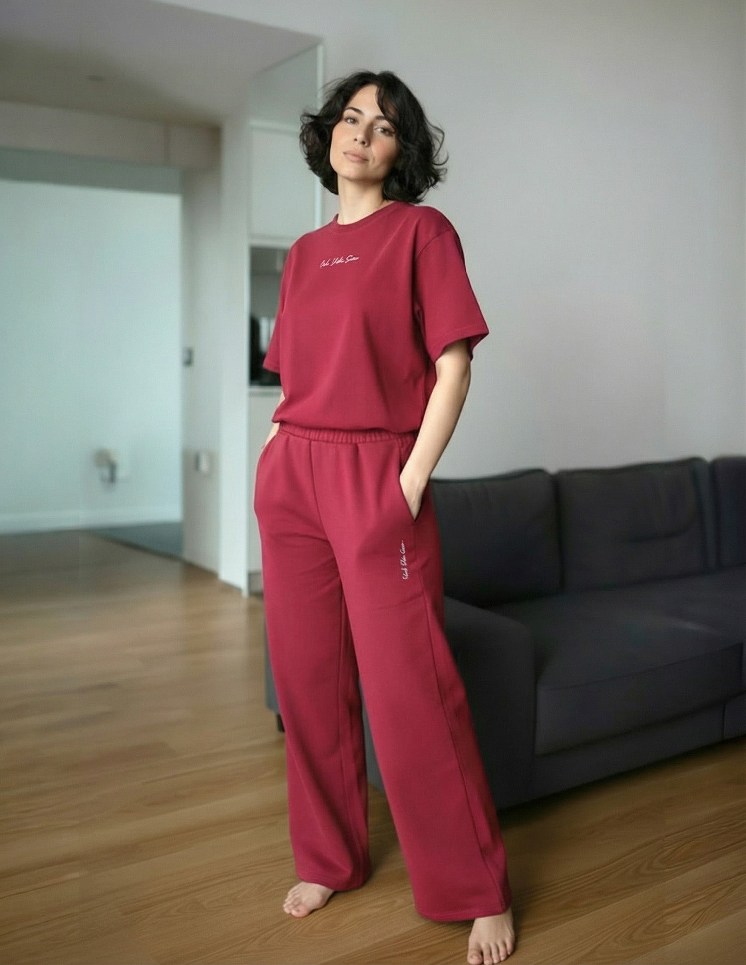 Relaxed Fit Solid Co-Ords