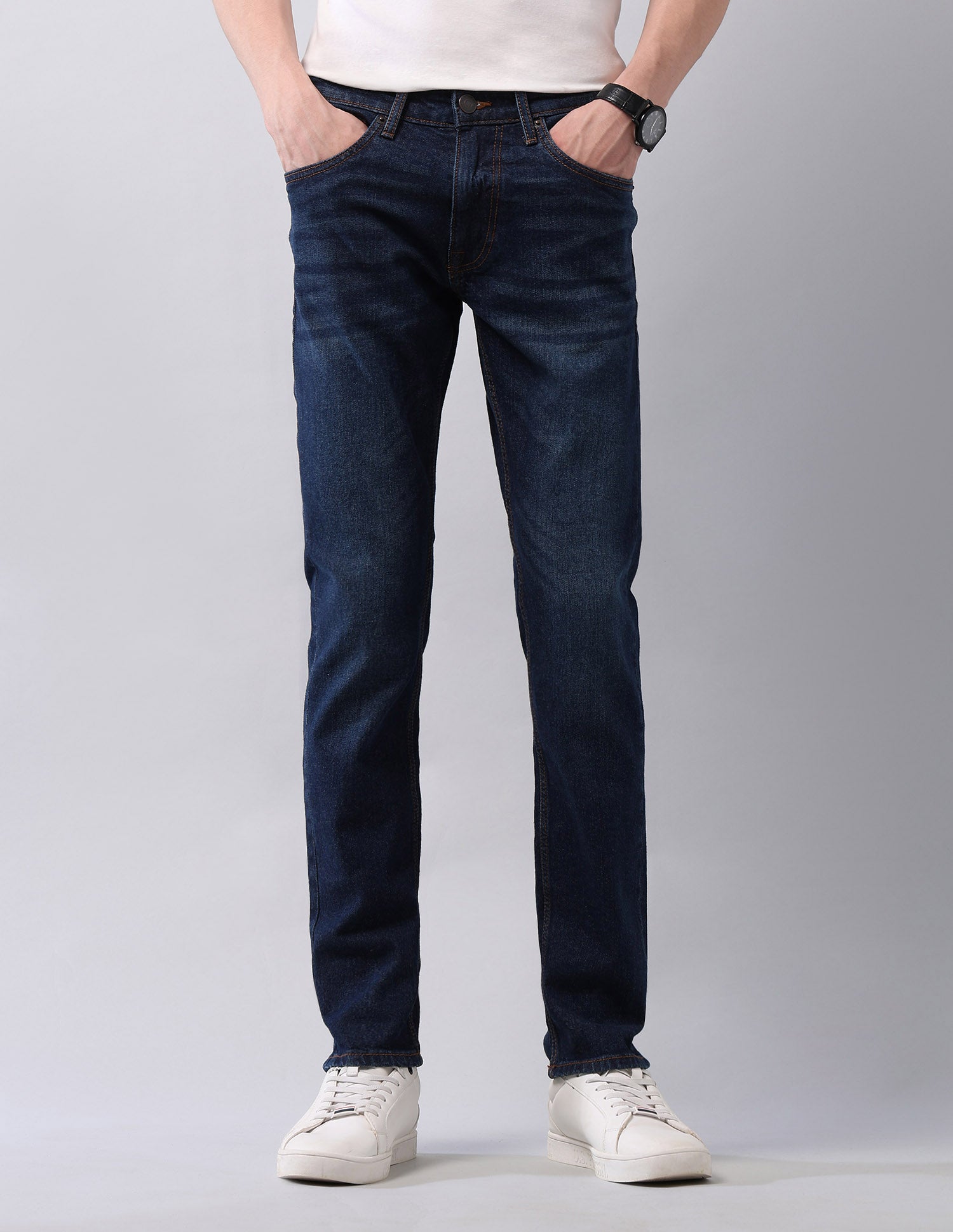 Regallo Skinny Fit Blue Jeans Blue - U.S. Polo Assn. India | Large