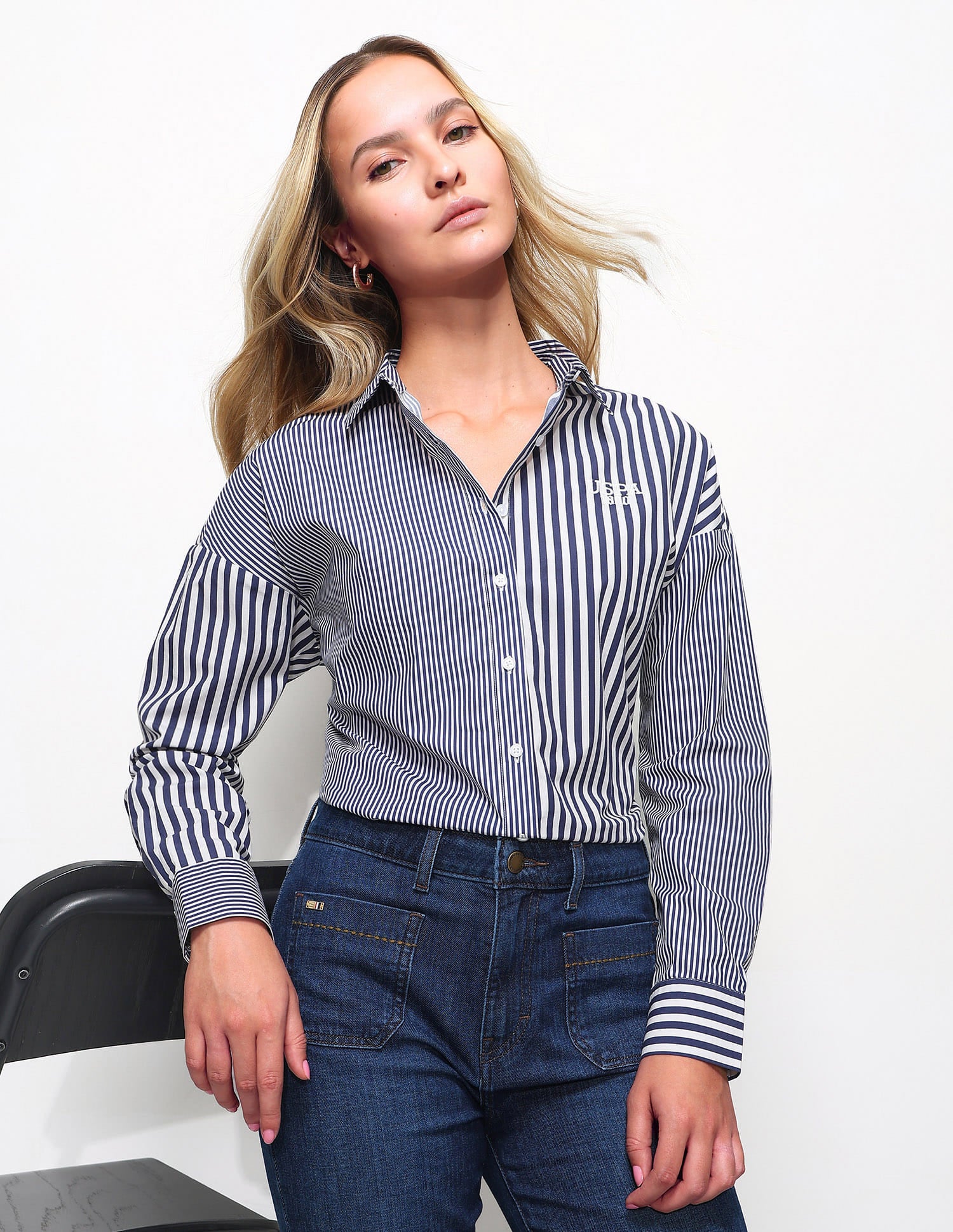 Relaxed Fit Striped Shirt