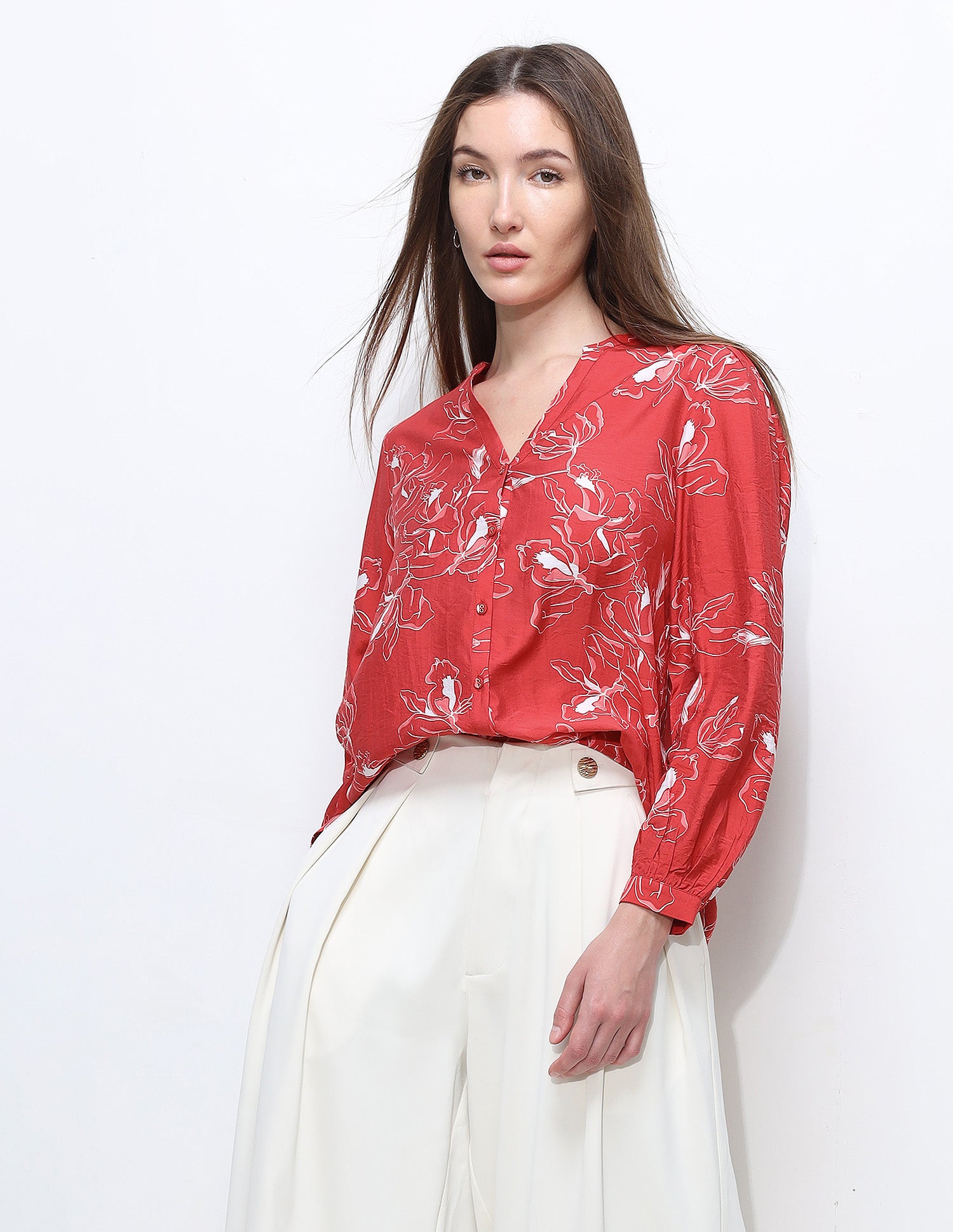 Floral Printed Relaxed Fit Top