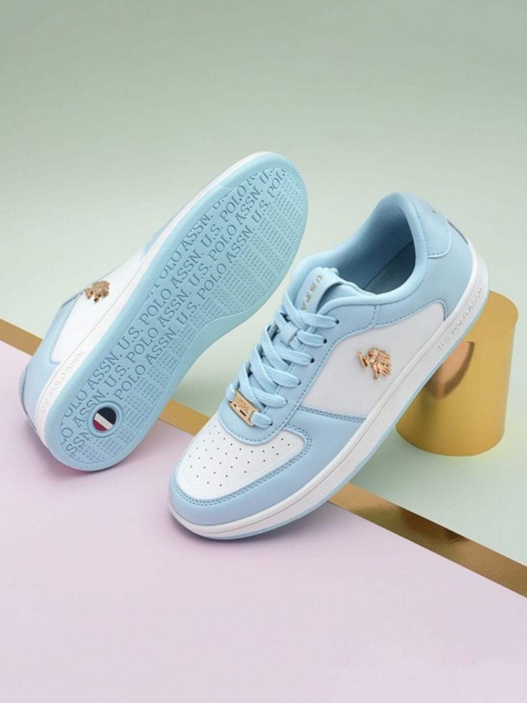 Nyra 2.0 Lt. Blue Sneakers Shoes Light Blue - U.S. Polo Assn. India | Large