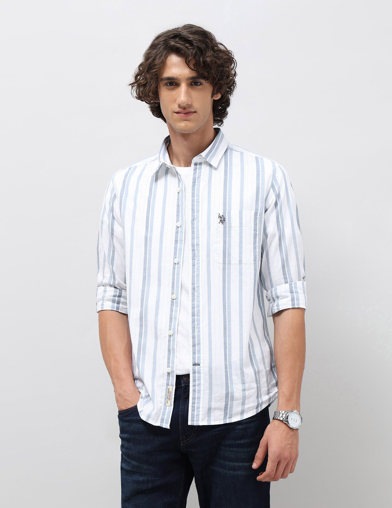 Pure Cotton Slim Fit Shirt