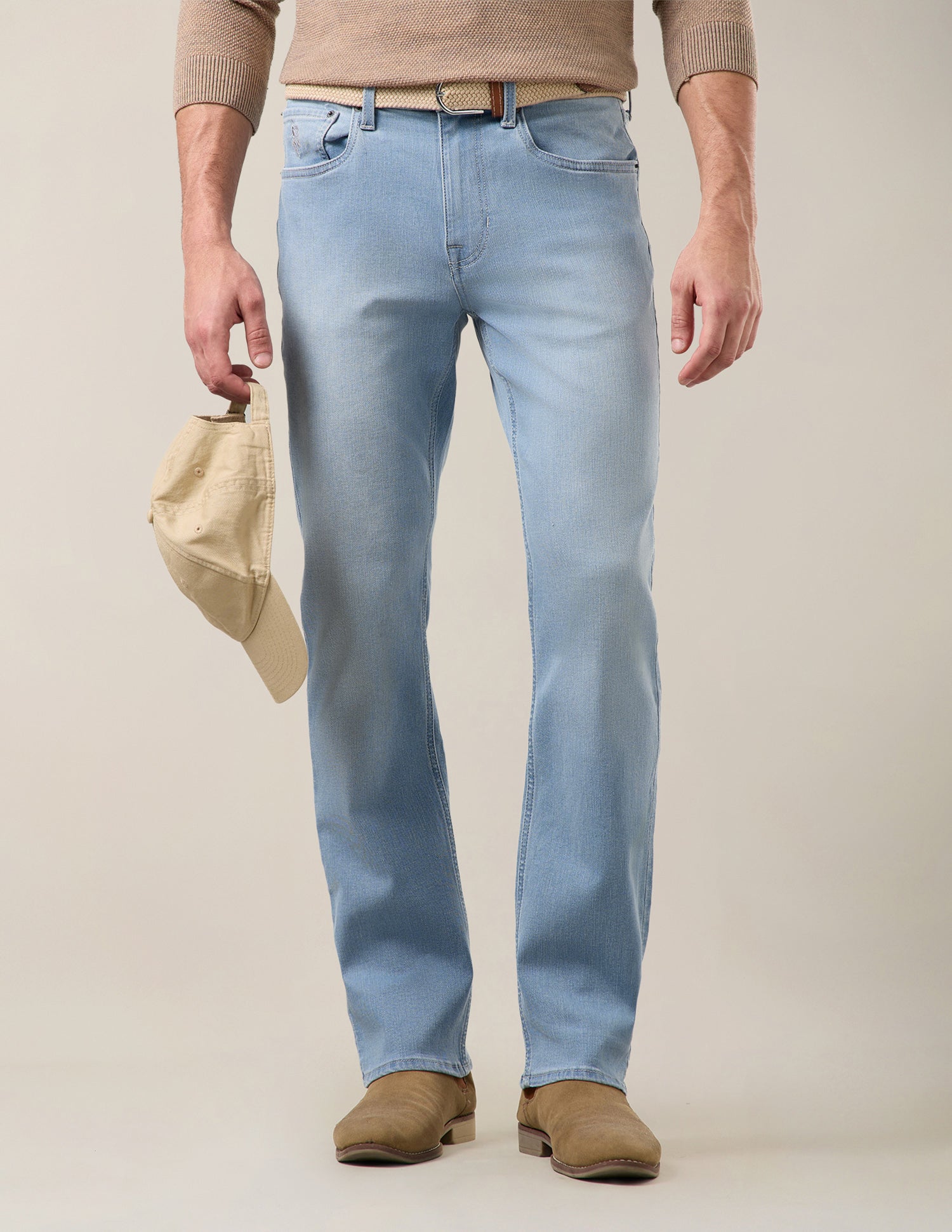 Harold Slim Straight Fit Blue Jeans Light Indigo - U.S. Polo Assn. India | Large