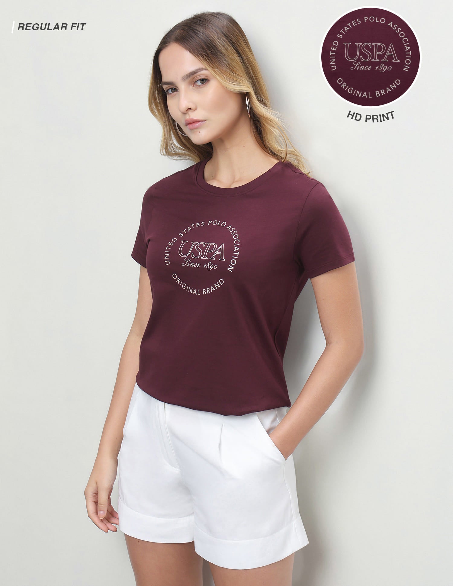 Typographic Brand Printed Regular Fit T-Shirt