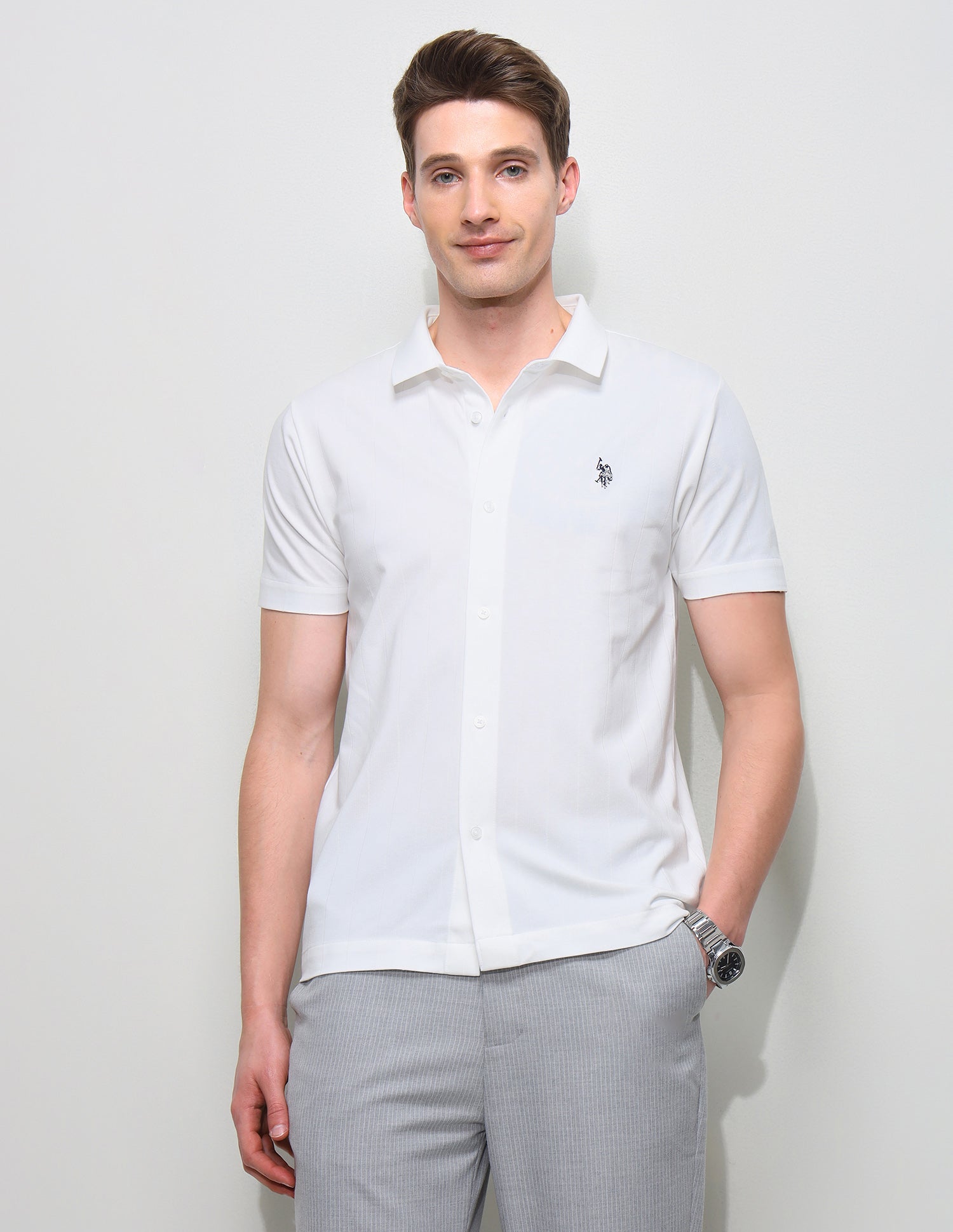 Seersucker Slim Fit Shirt