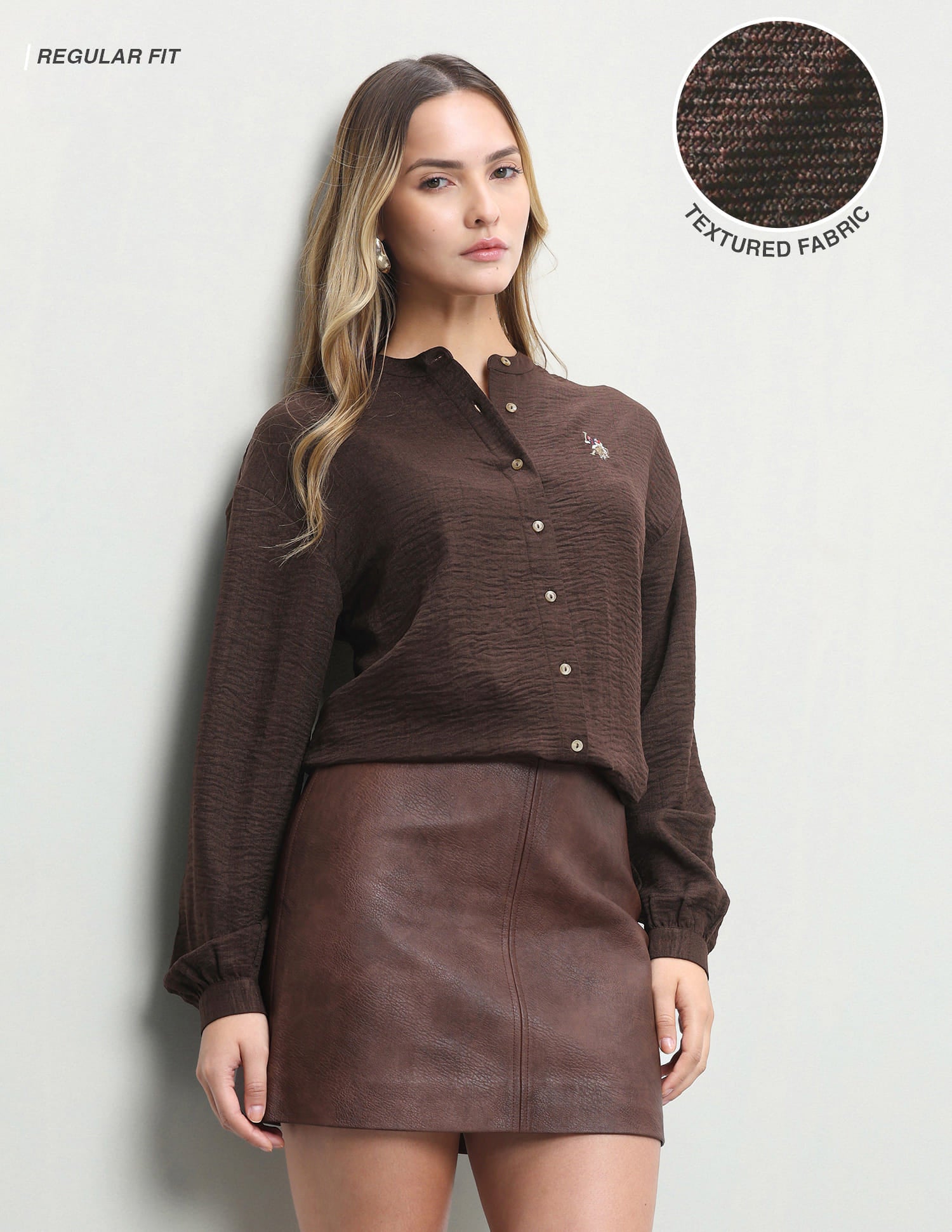 Textured Relaxed Fit Shirt