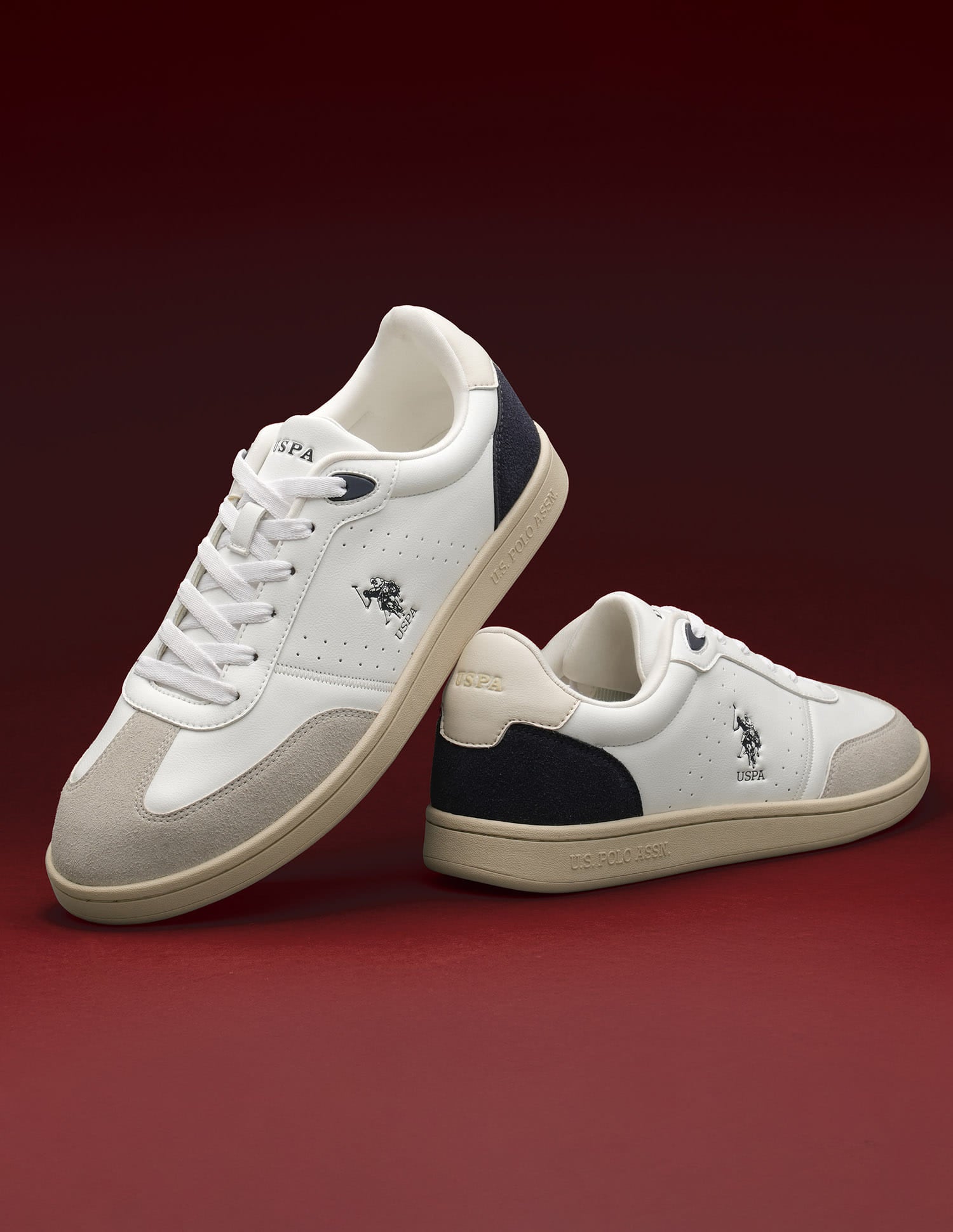 Men Cenik Colourblocked Sneakers Multi-colour - U.S. Polo Assn. India | Large