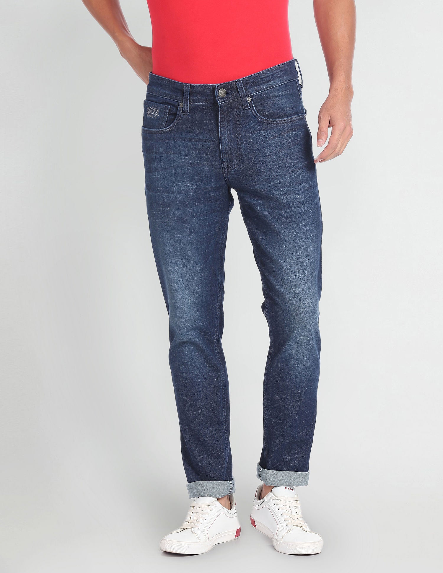 Brandon Slim Tapered Fit Stone Wash Jeans