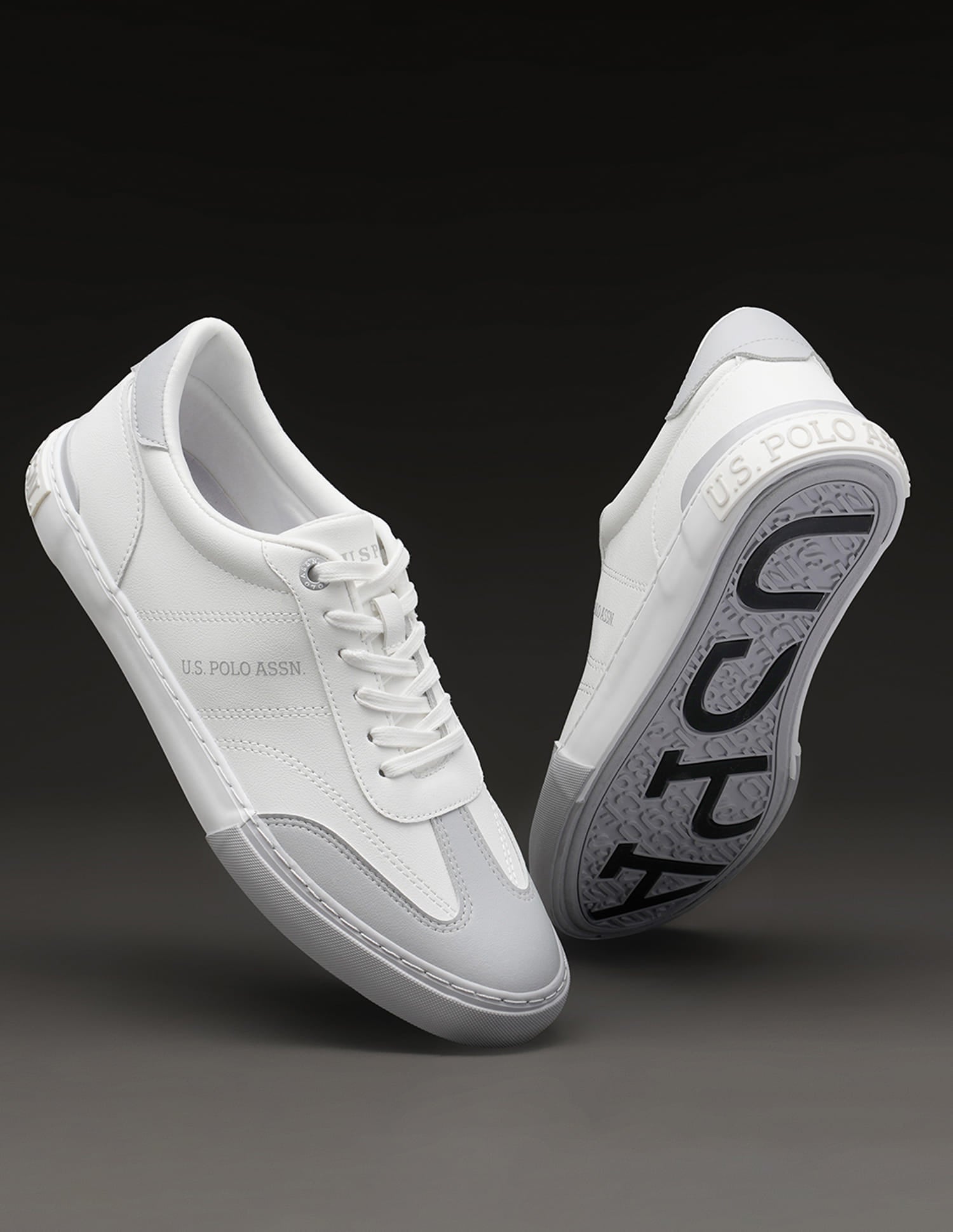 Men Colourblocked Gian 4.0 Sneakers Grey - U.S. Polo Assn. India | Large