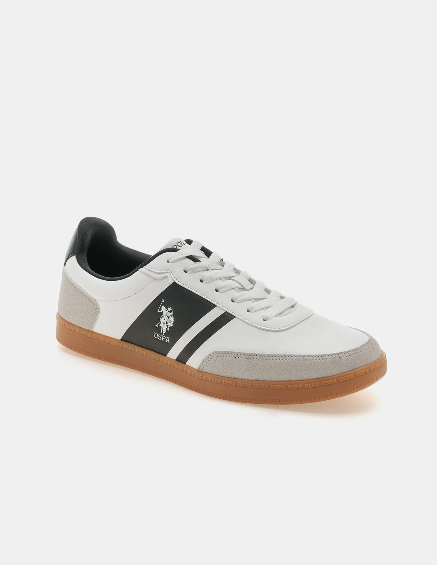Men Hilton 2.0 Colourblocked Sneakers White - U.S. Polo Assn. India | Large