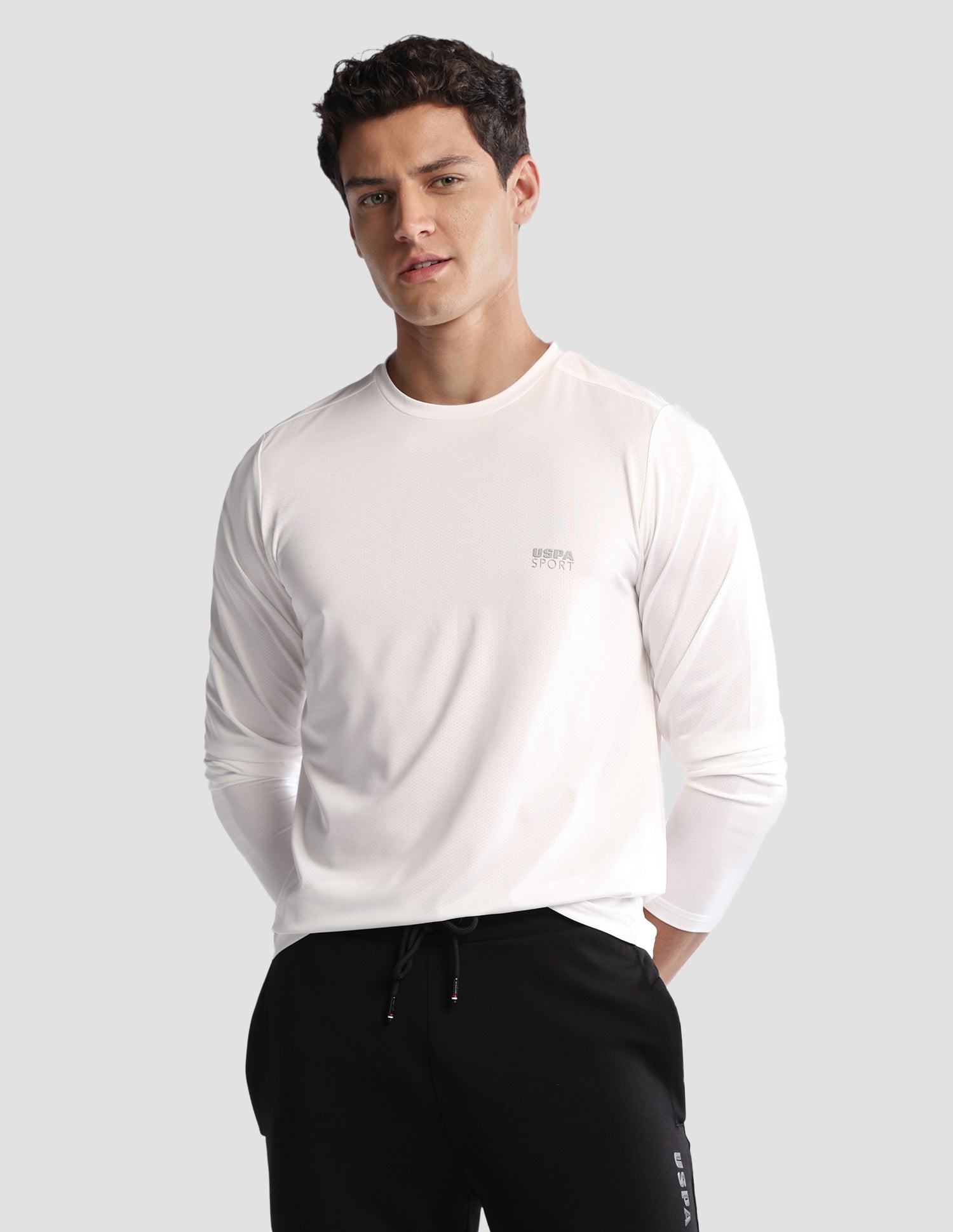 Solid Regular Fit Active T-Shirt