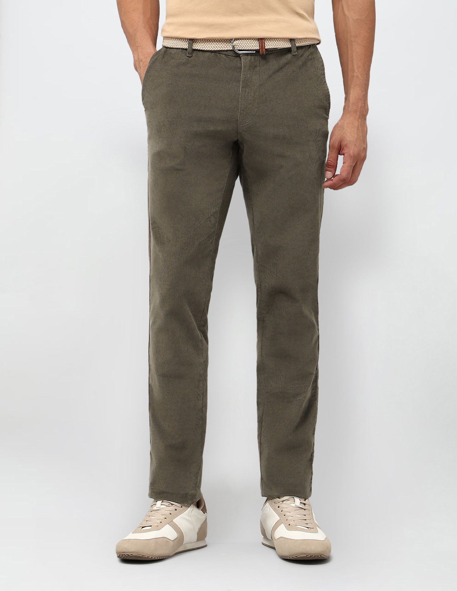 Denver Slim Fit Corduroy Trousers