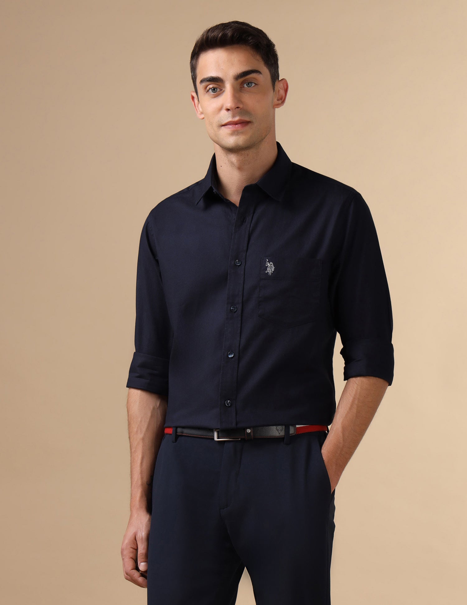 Dobby Pure Cotton Shirt