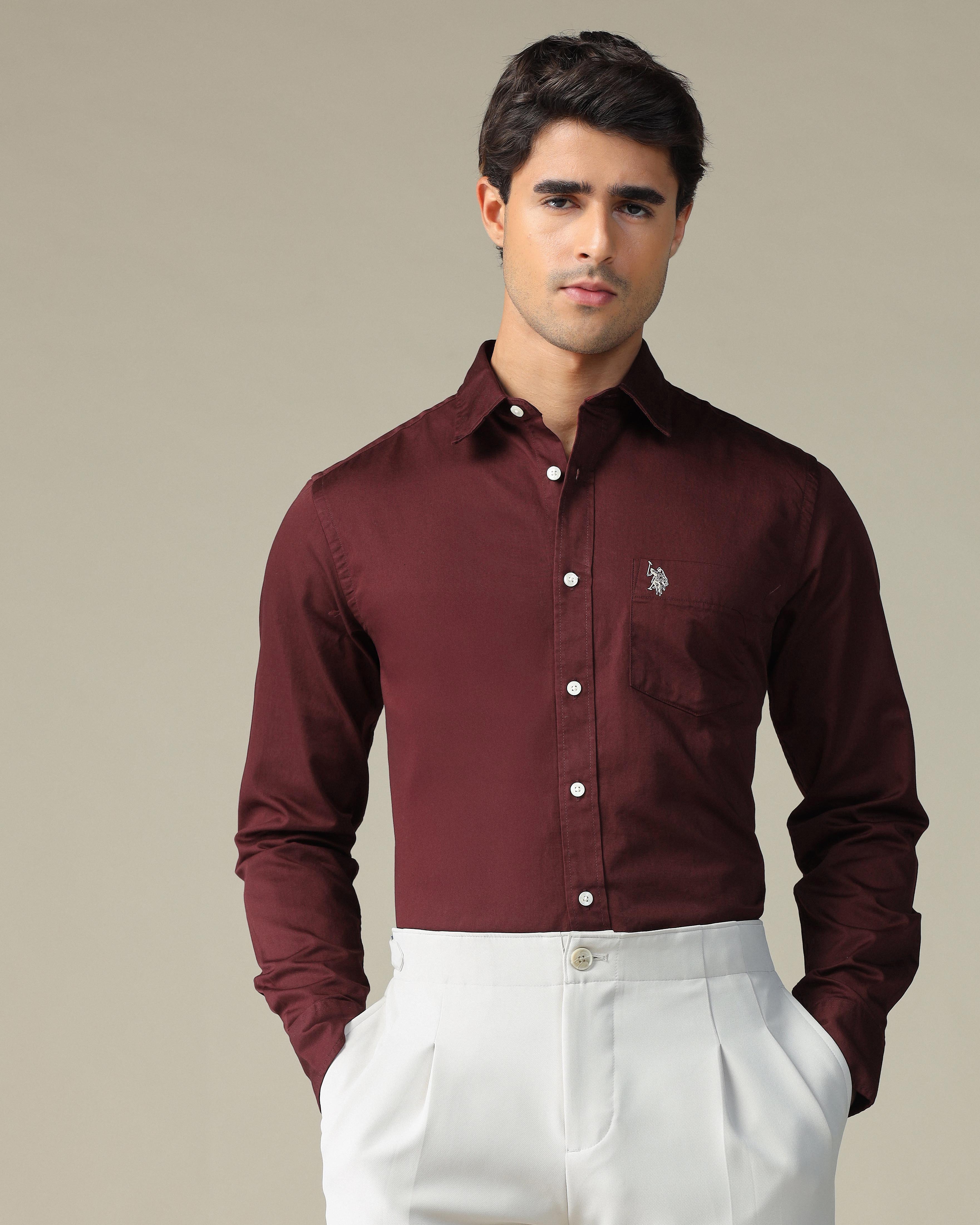 Pure Cotton Tailored Fit Shirt