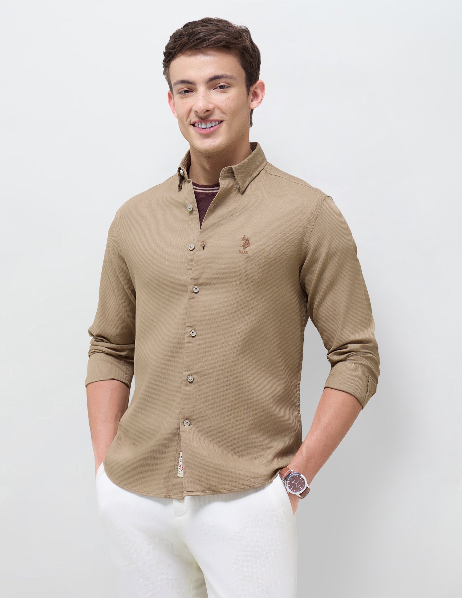 Textured Dobby Shirt
