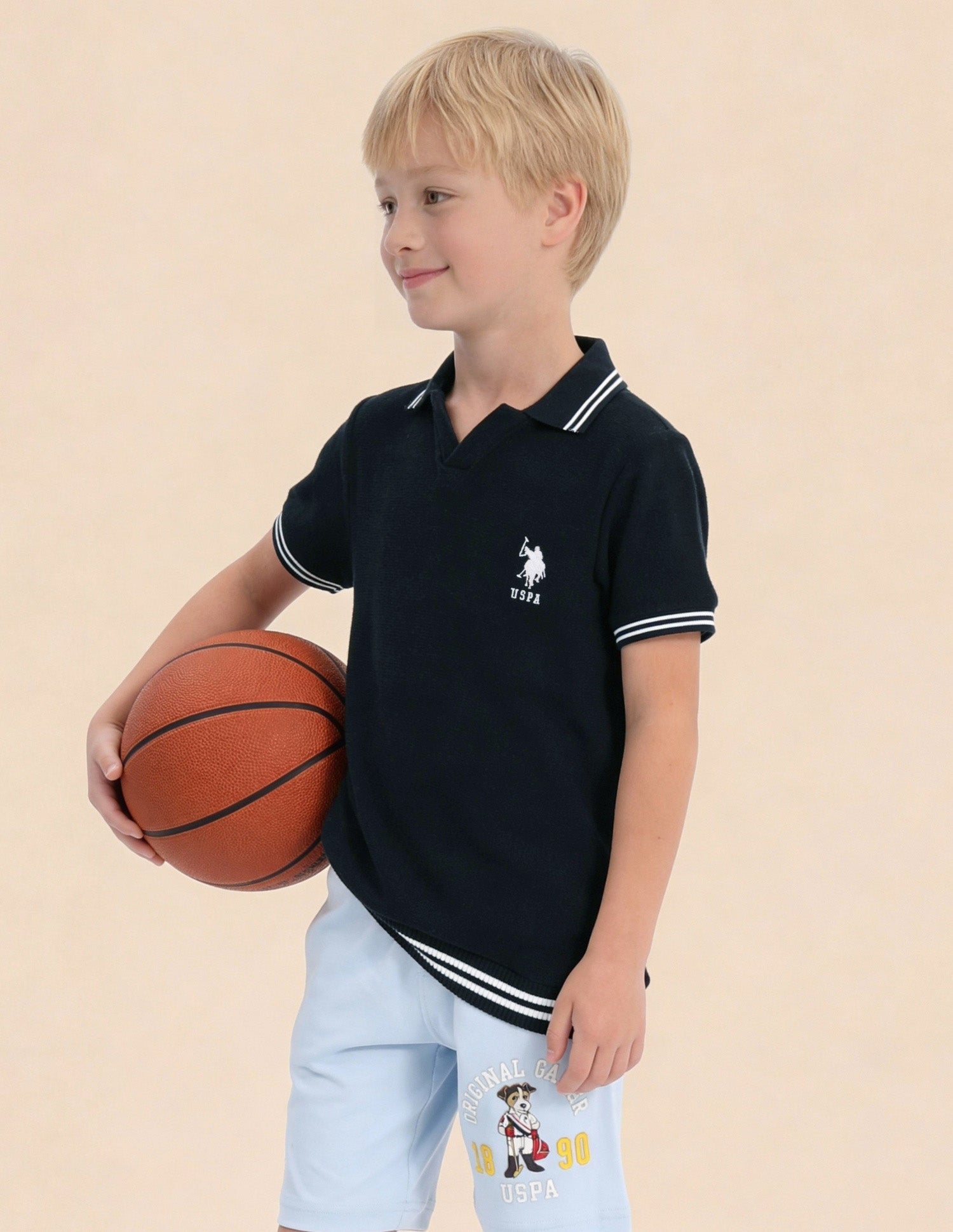 Numeric Brand Printed Regular Fit Polo Shirt