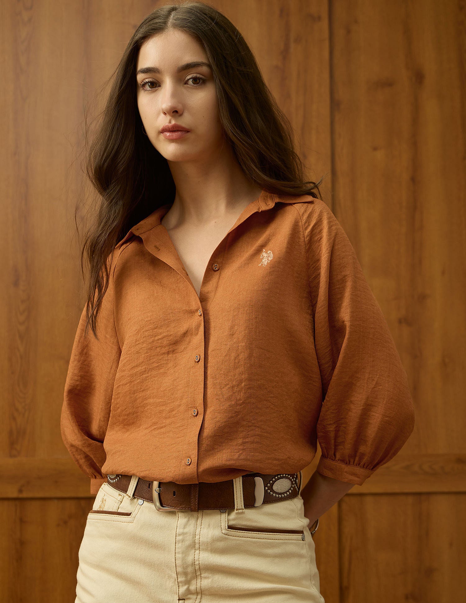 Regular Fit Solid Shirt