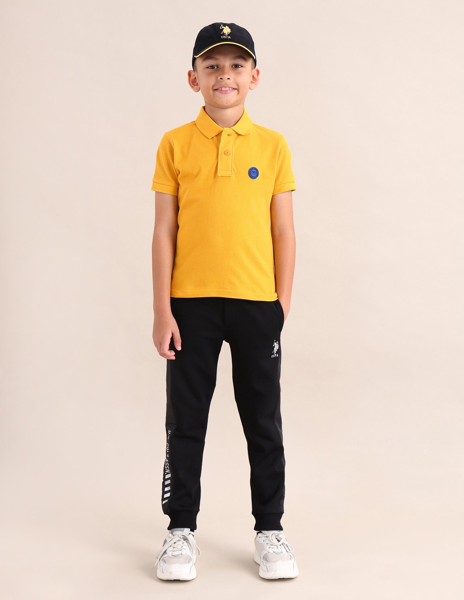 Boys Solid Cotton T-Shirt
