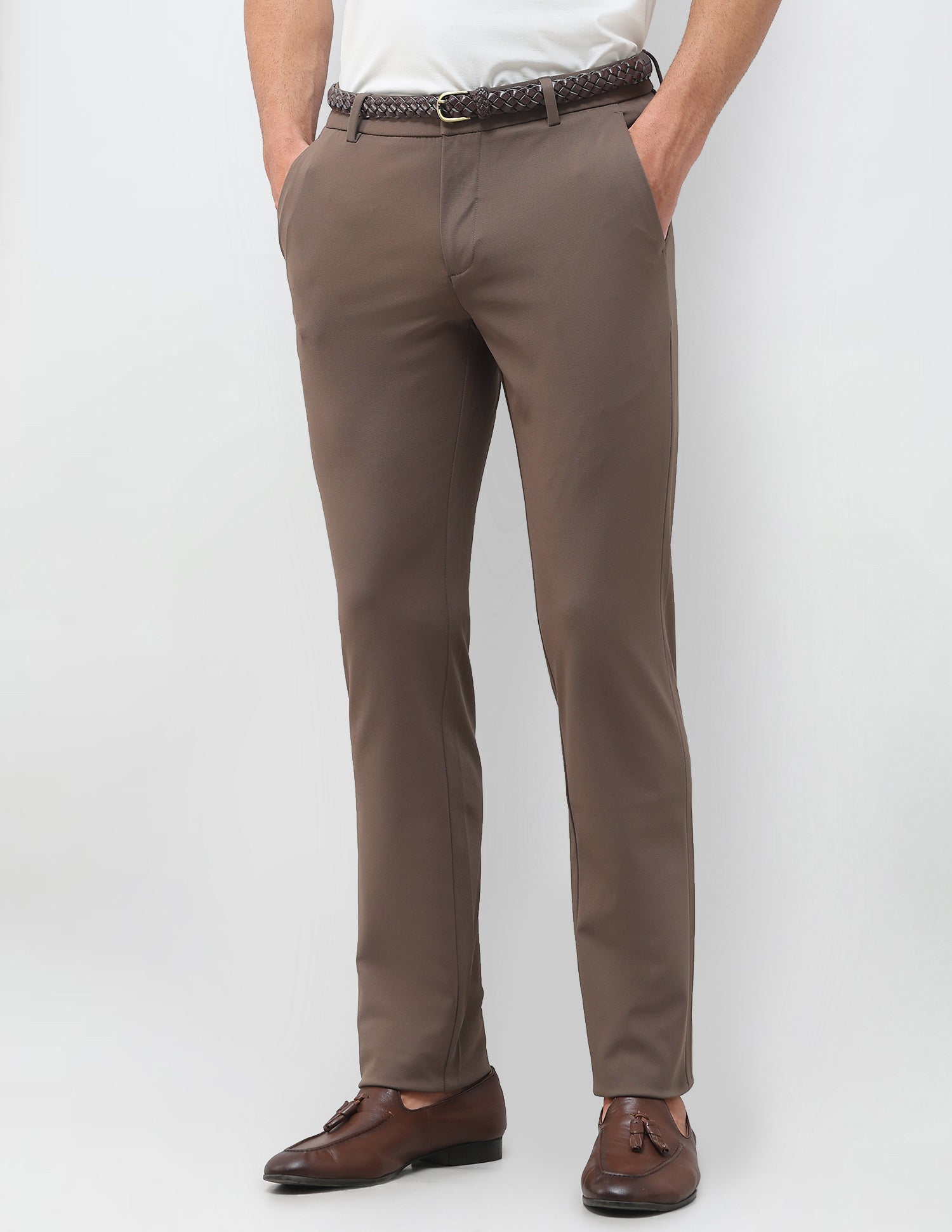 Knitted Denver Slim Fit Trousers