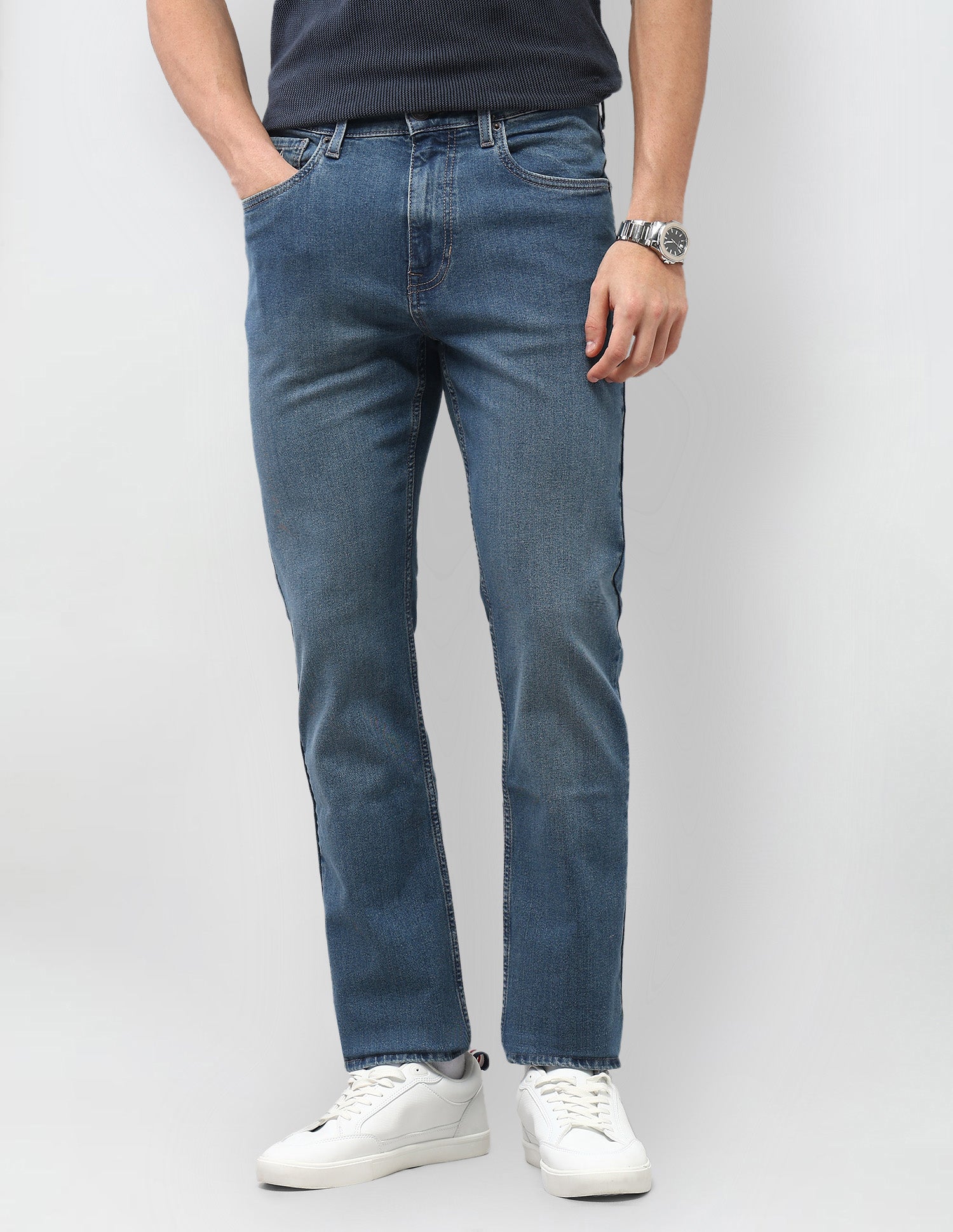 Mid Rise Bootcut Fit Jeans Black - U.S. Polo Assn. India | Large