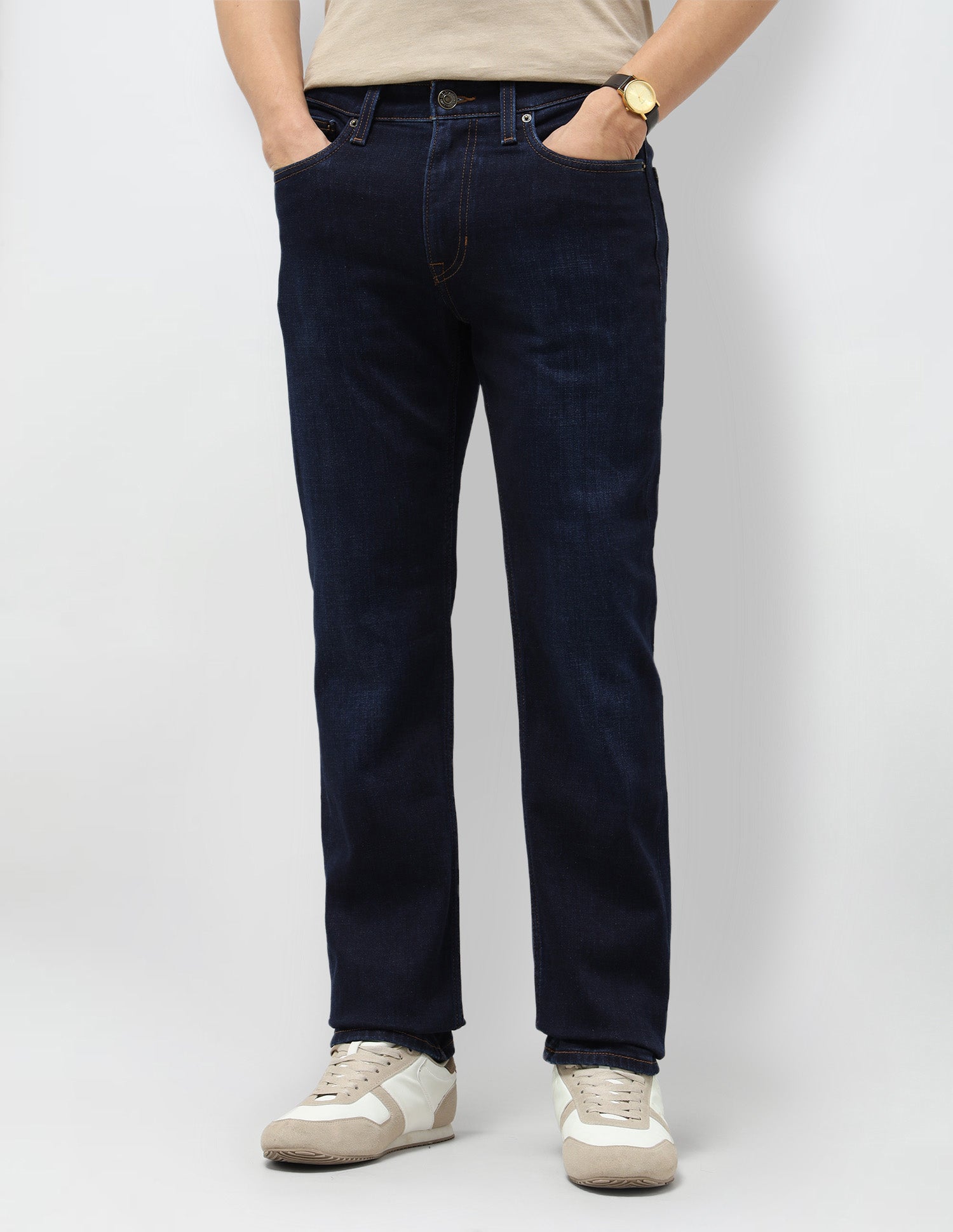 Harold Slim Straight Fit Blue Jeans Dark Blue - U.S. Polo Assn. India | Large