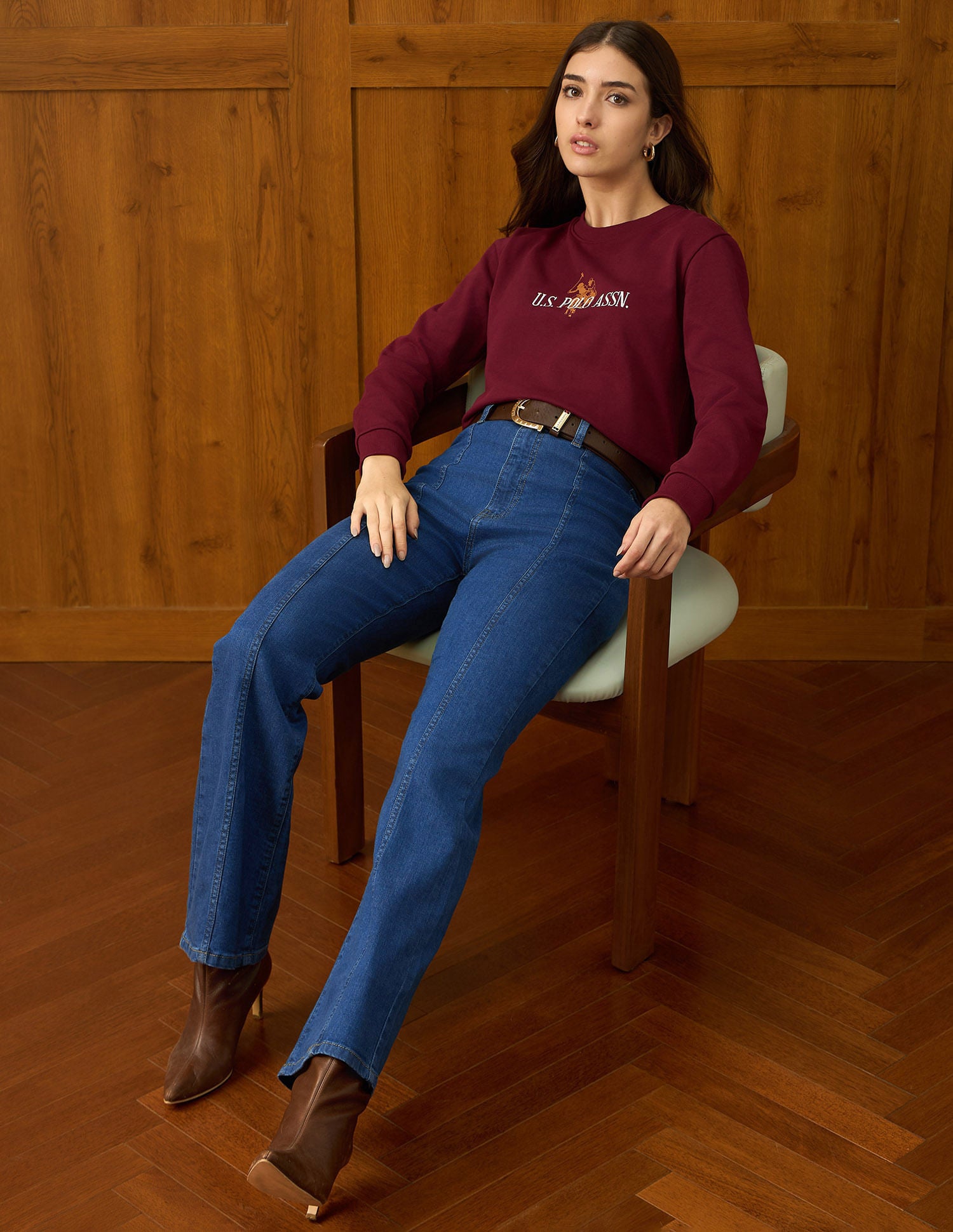 Ultra-high Rise Bootcut Jeans