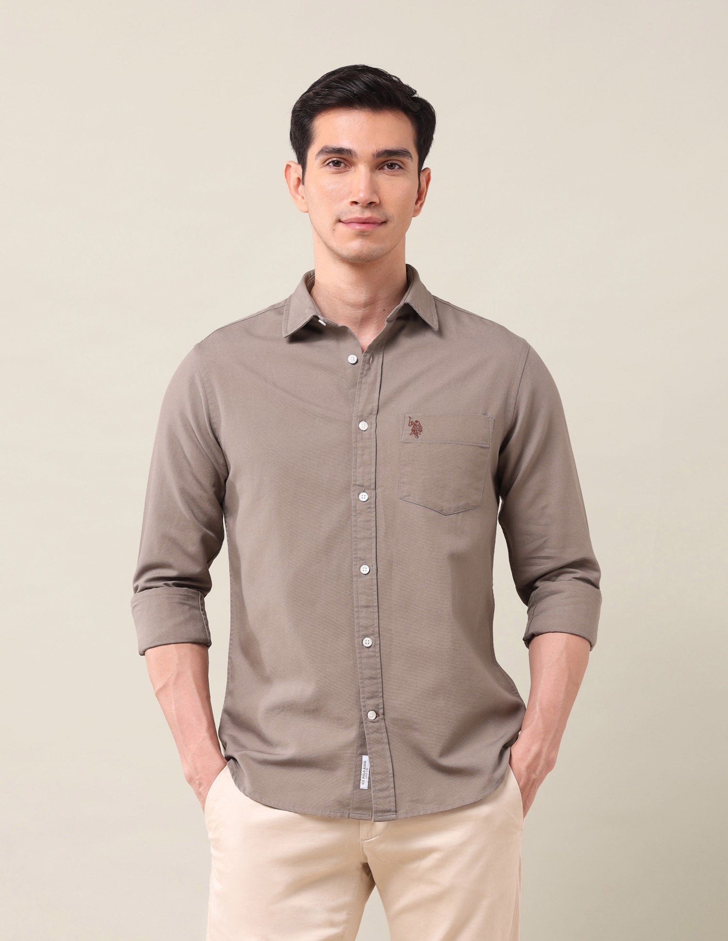 Tailored Fit Solid Shirt