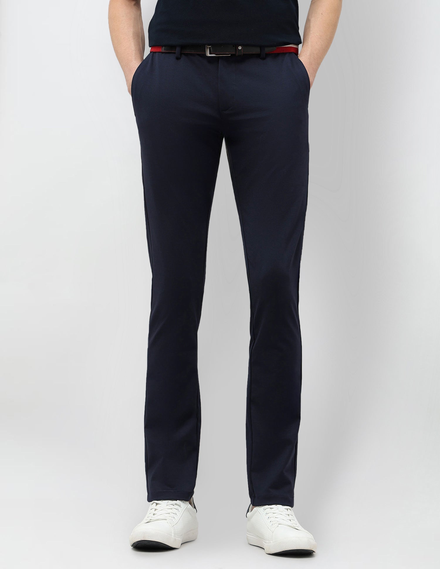 Mid Rise Slim Fit Trousers