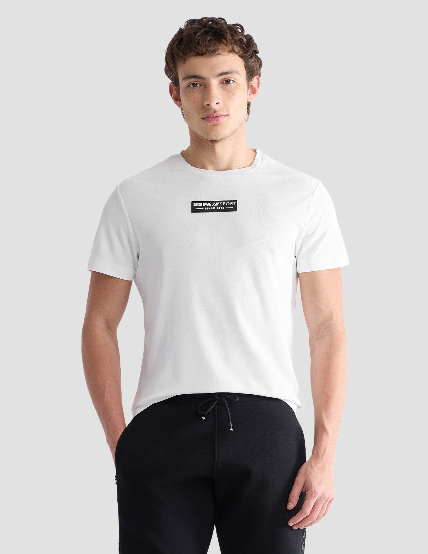 Solid Slim Fit Active T-Shirt