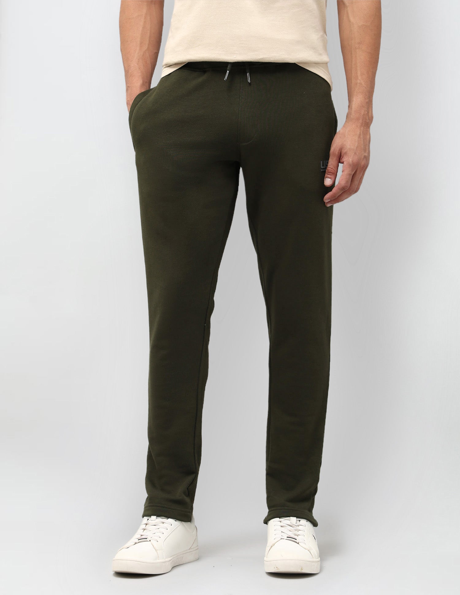 Solid Regular Fit Track Pants