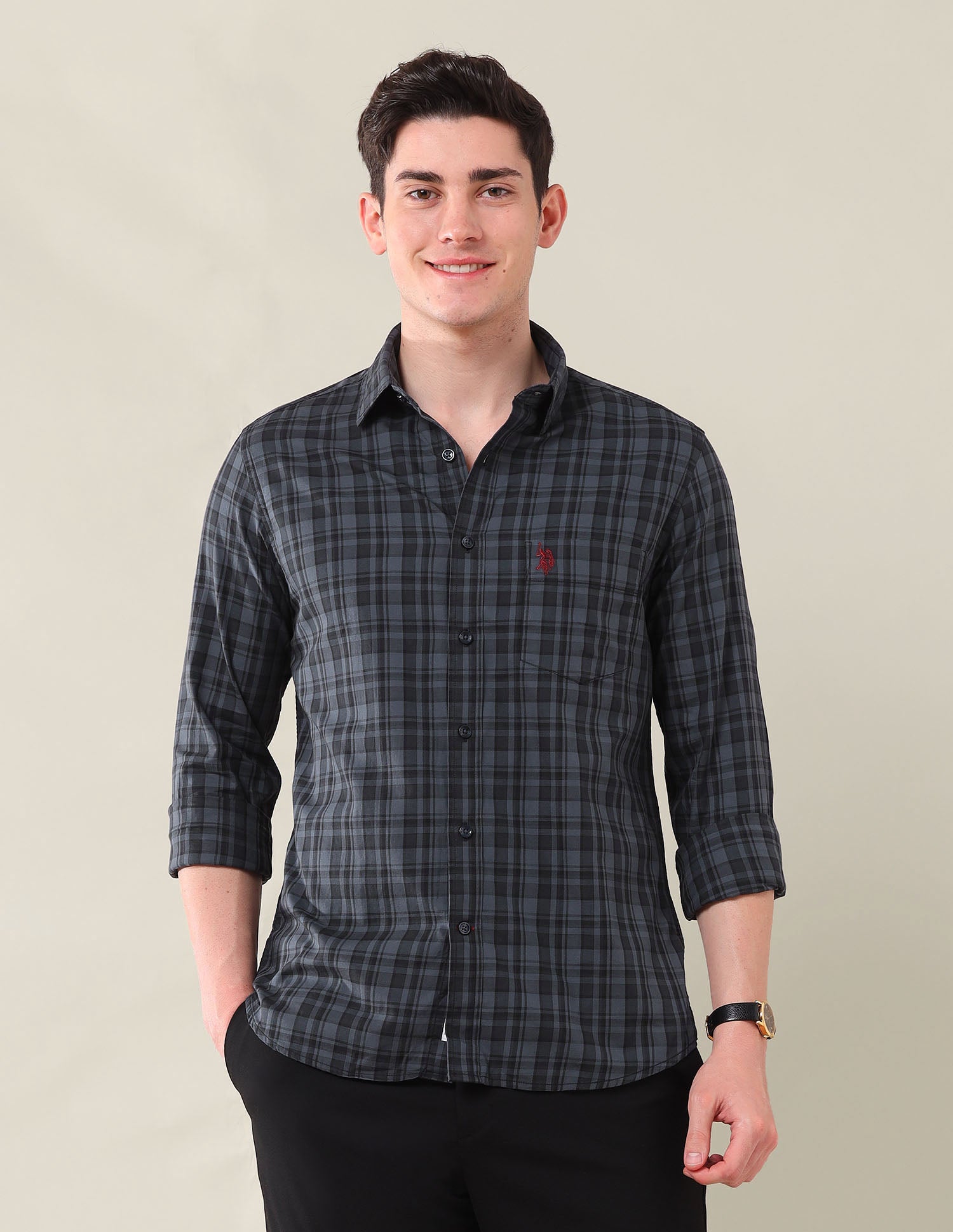 Tailored Fit Pure Cotton Shirt
