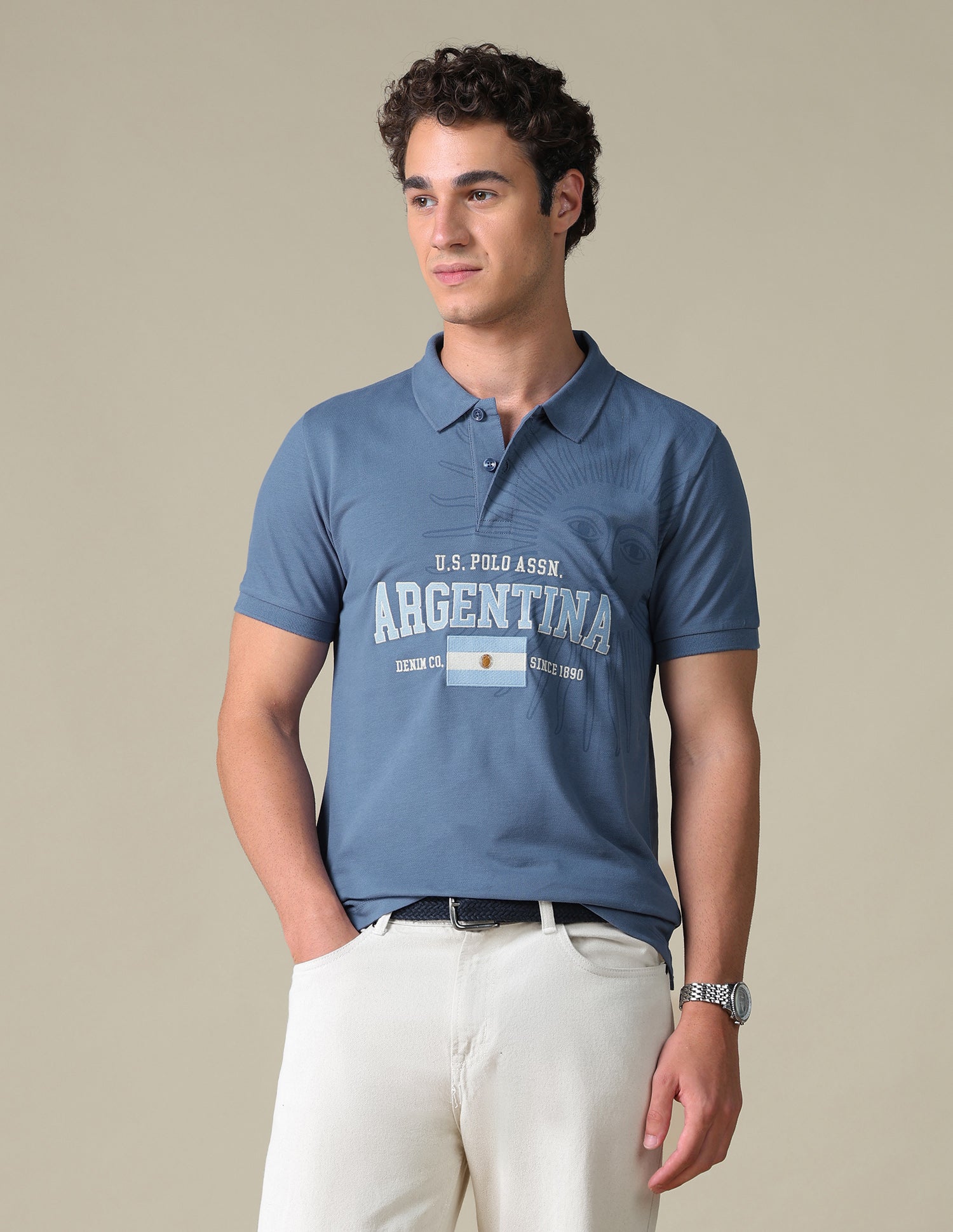 Typographic Slim Fit T-Shirt