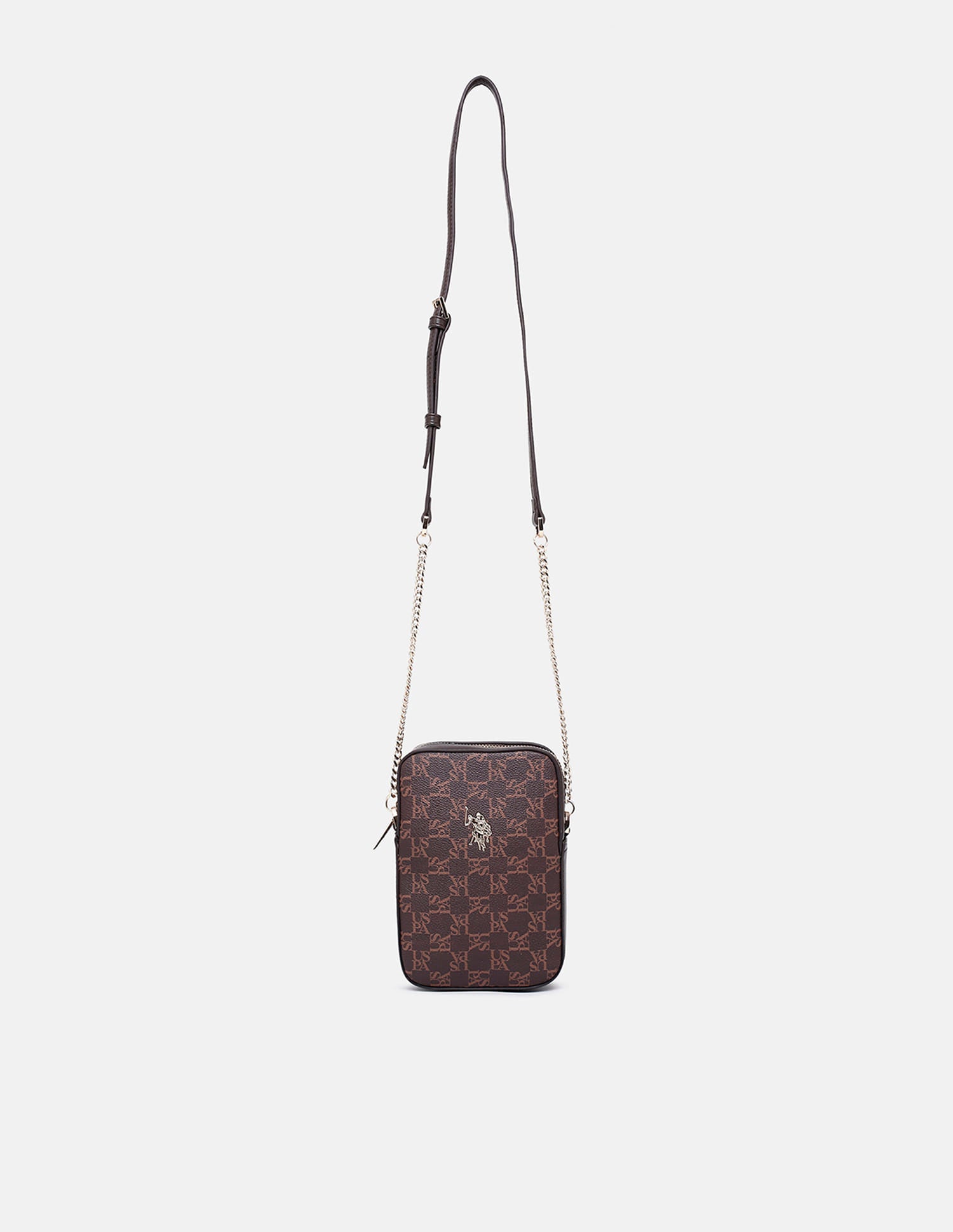 Cruz Monogram Crossbody Bag Brown - U.S. Polo Assn. India | Large