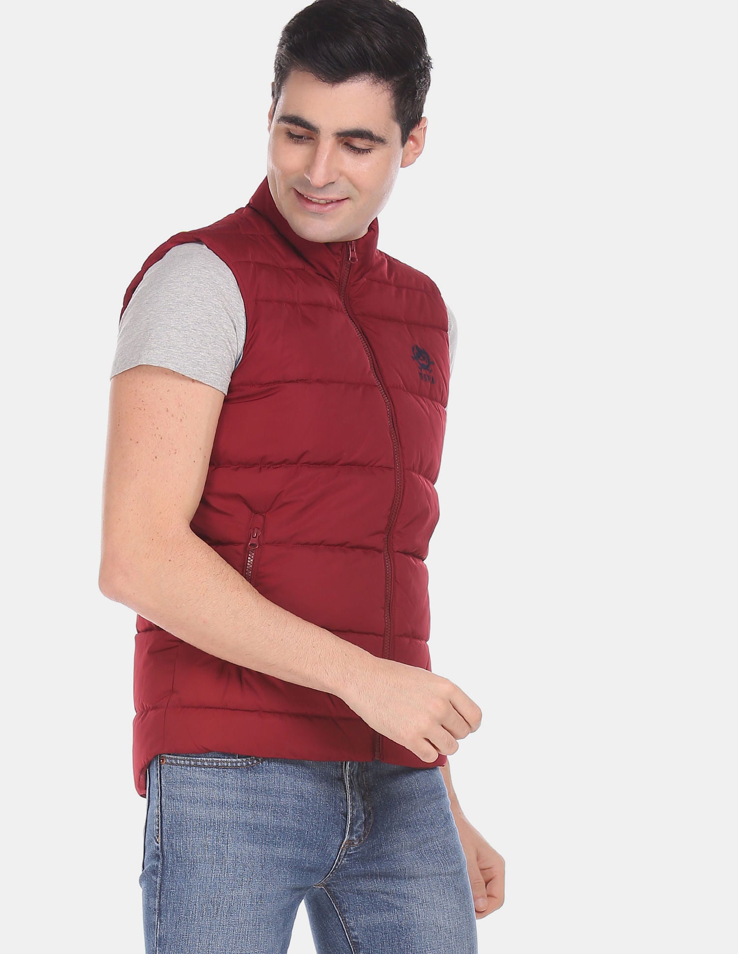 Sleeveless Quilted Gilet Jacket