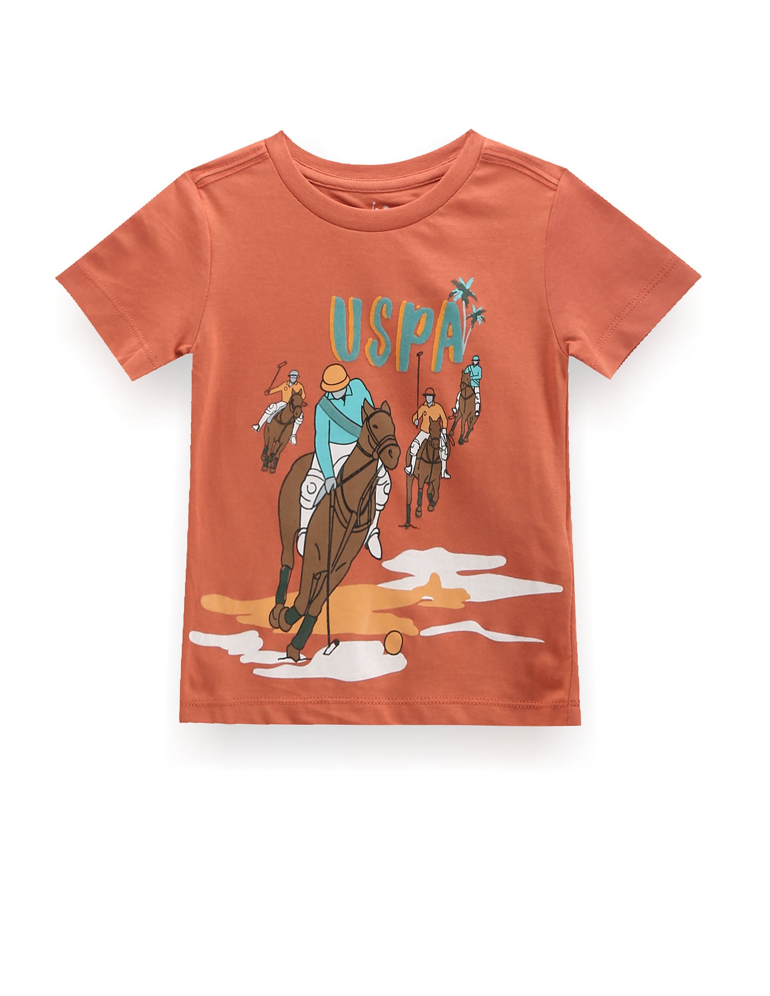 Boys Graphic Print Cotton T-Shirt