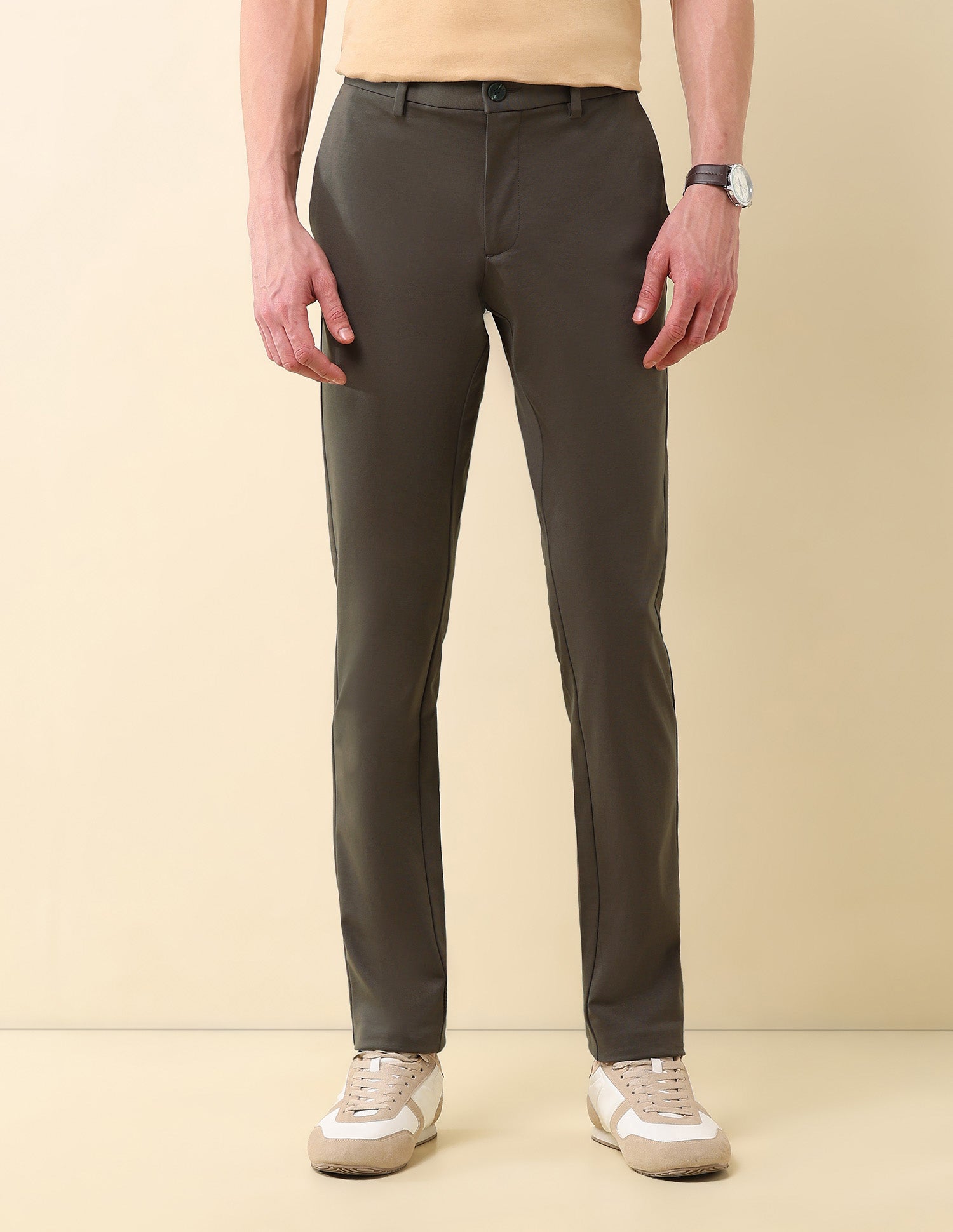 Austin Slim Fit Twill Trousers