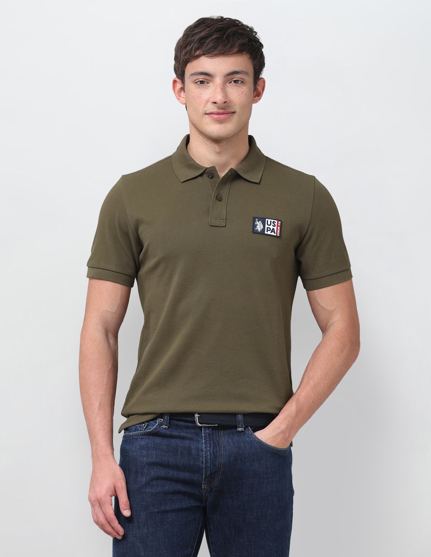 Solid Slim Fit Polo Shirt