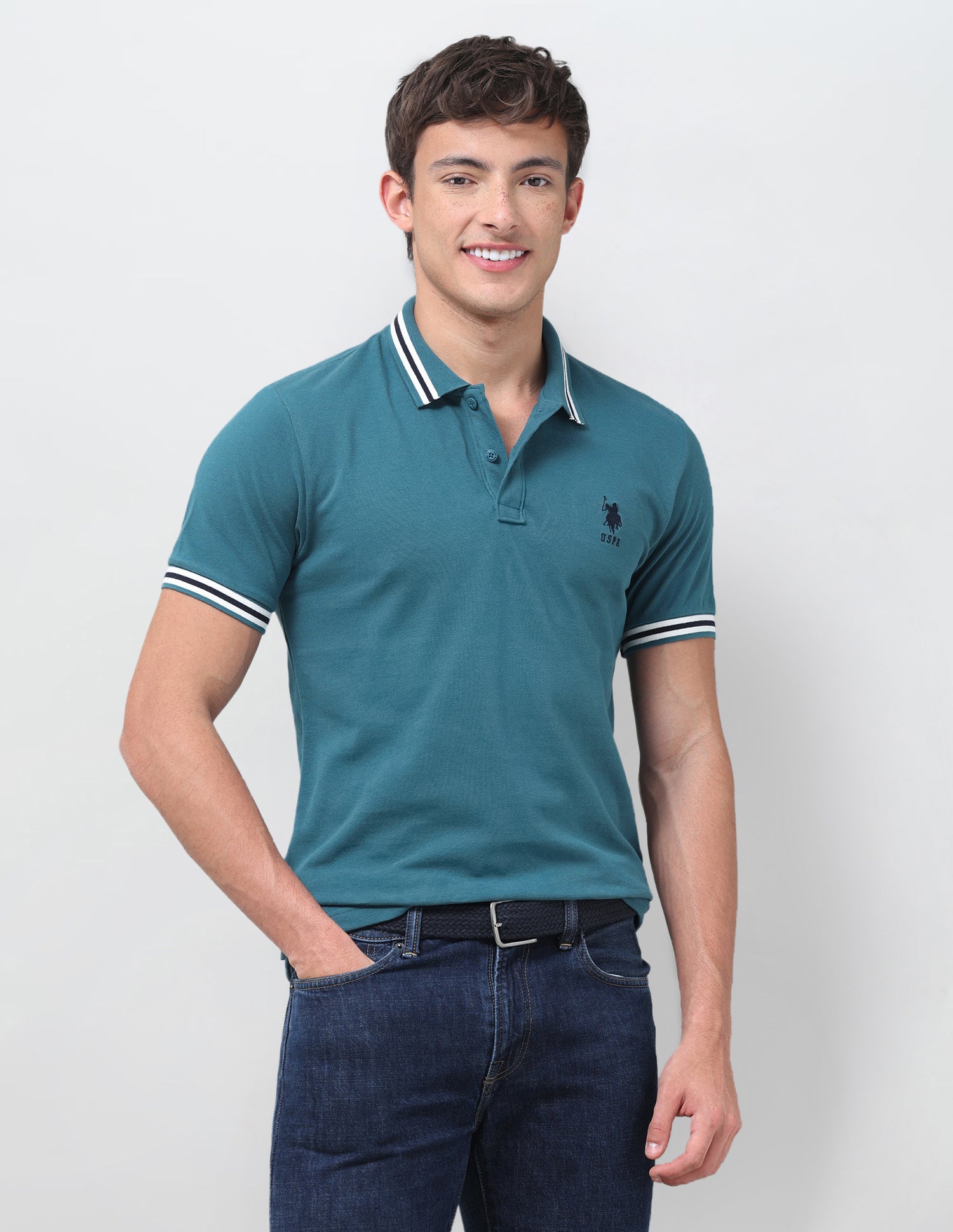 Solid Regular Fit Polo Shirt