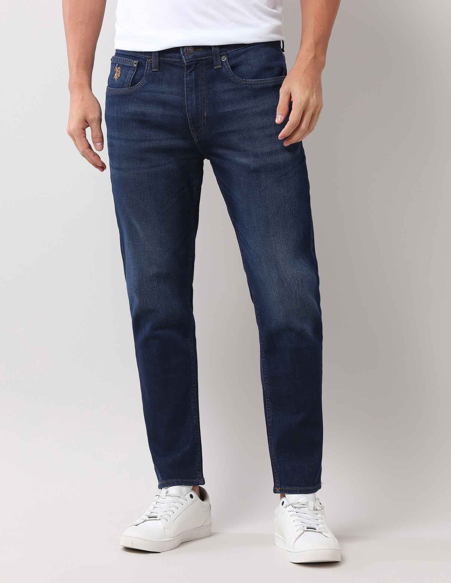 Cole Comfort Cropped Blue Jeans