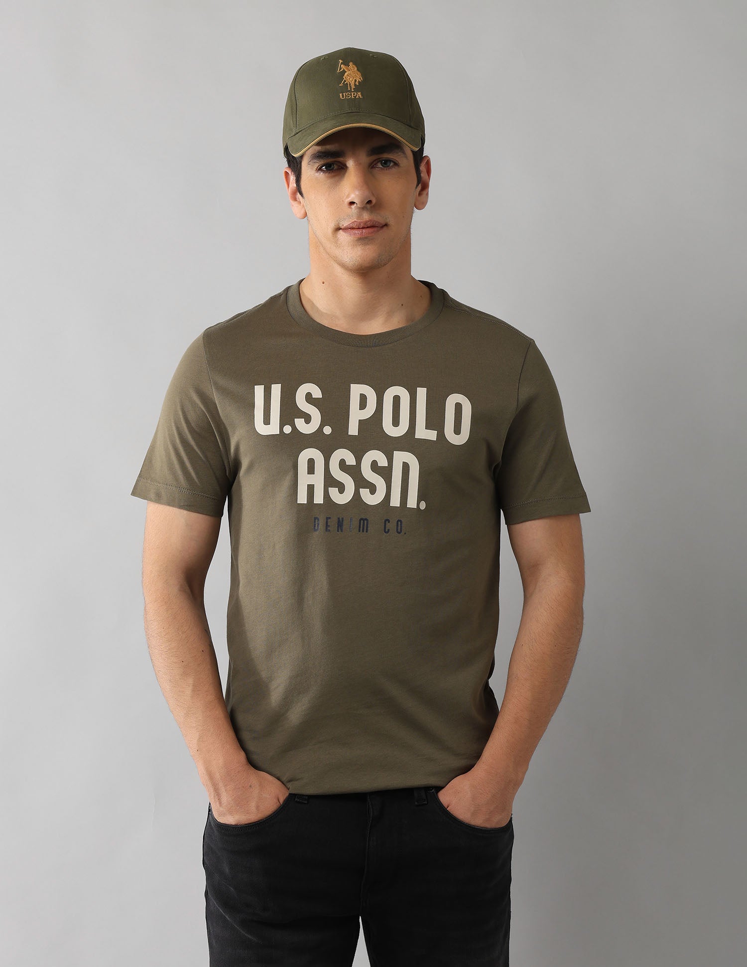 Brand Printed Americana T-Shirt