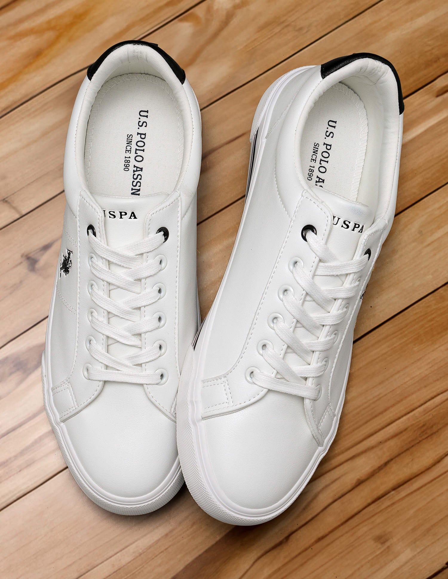 Men Solid Padry 4.0 Sneakers White - U.S. Polo Assn. India | Large