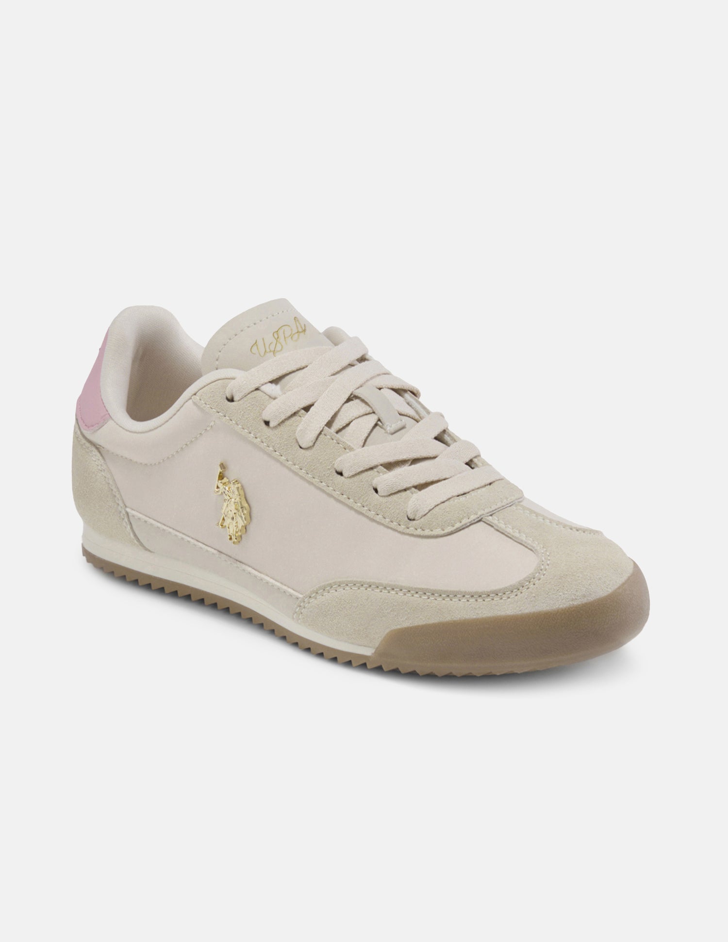 Keya Lace-Ups Sneakers Beige - U.S. Polo Assn. India | Large
